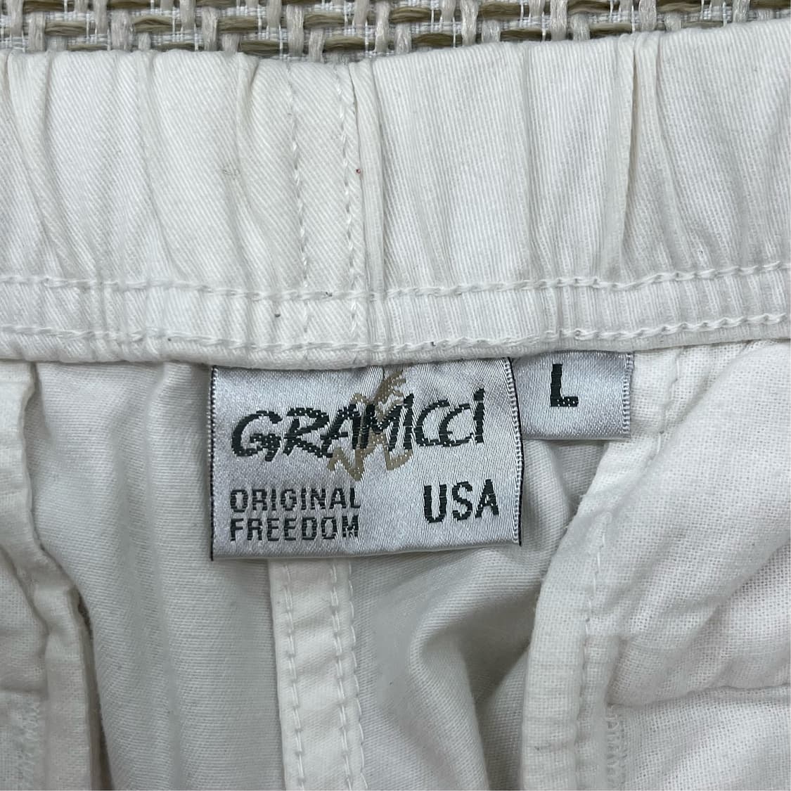 그라미치 화이트 벨크로 팬츠 r2614 상품이미지5