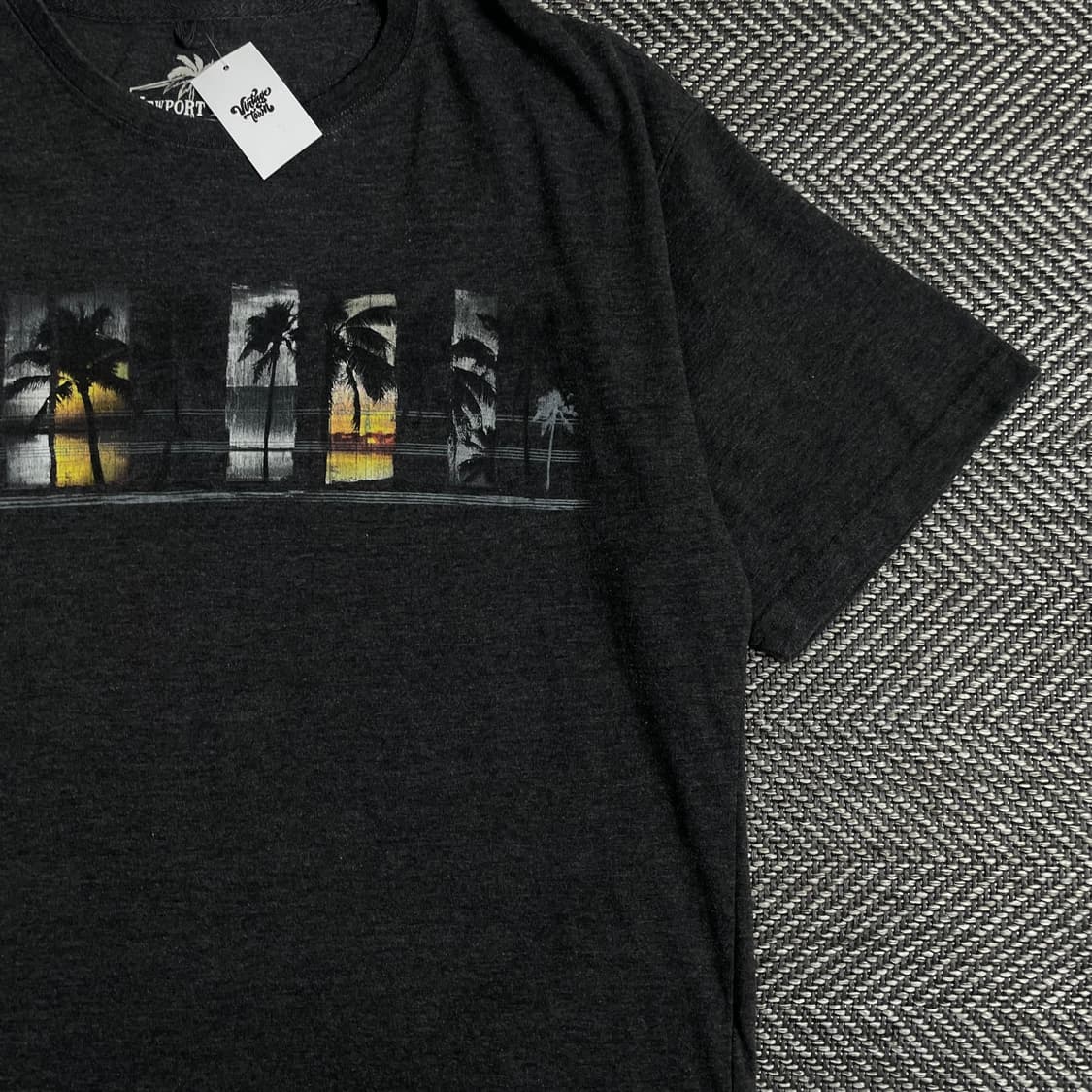 빈티지 팜트리 프린팅 박시핏 티셔츠y 3102 상품이미지3