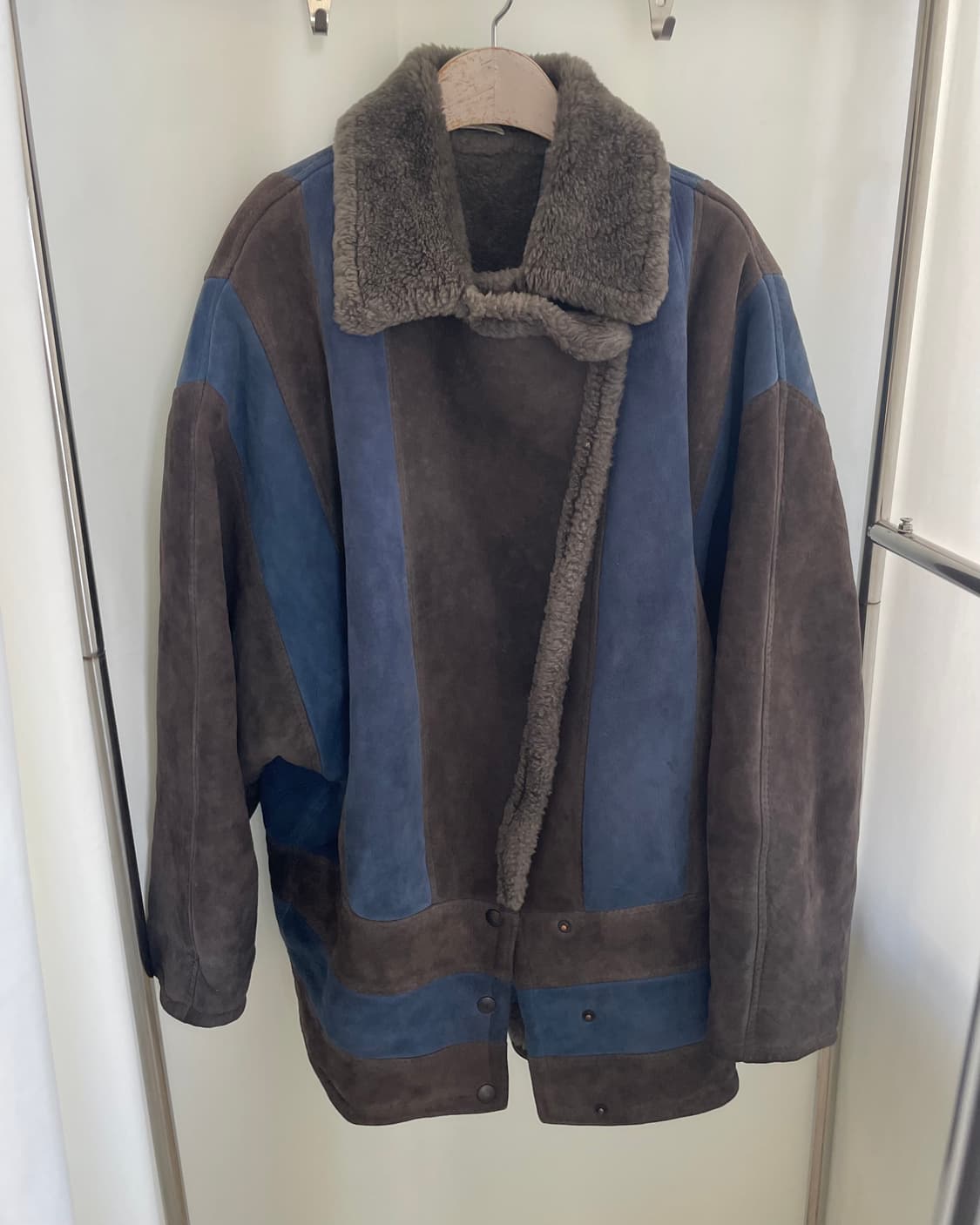 vintage France shearling mouton coat 상품이미지1