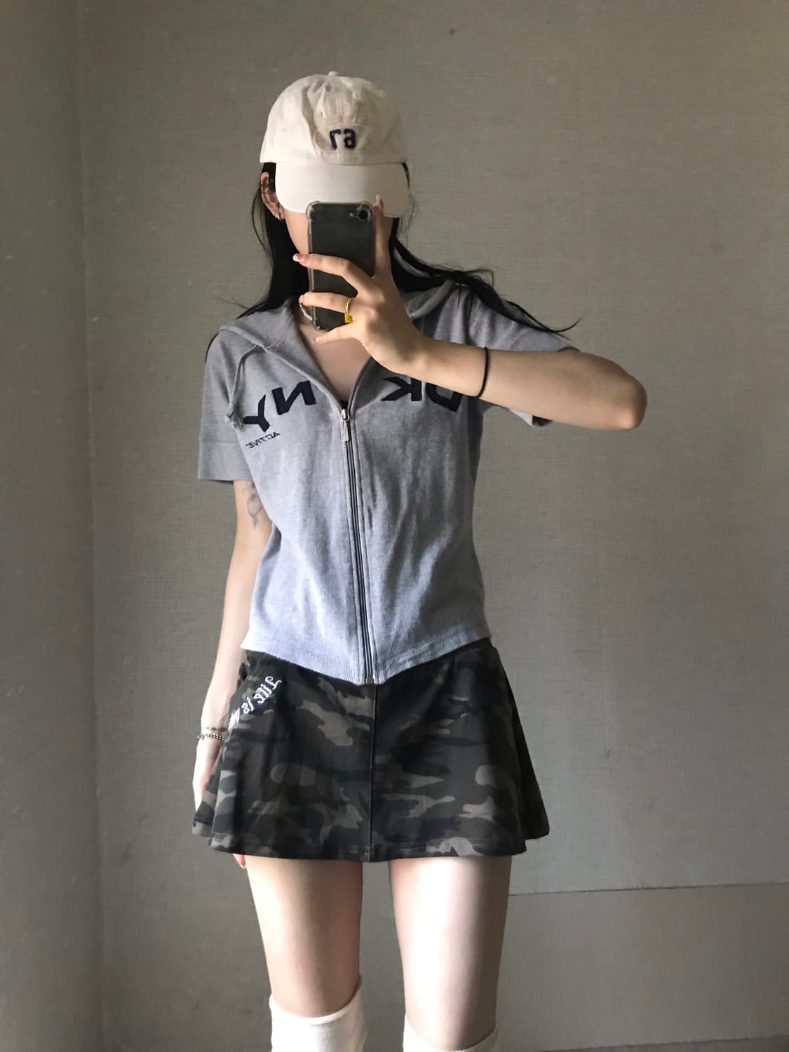 DKNY 반팔 후드집업 상품이미지1