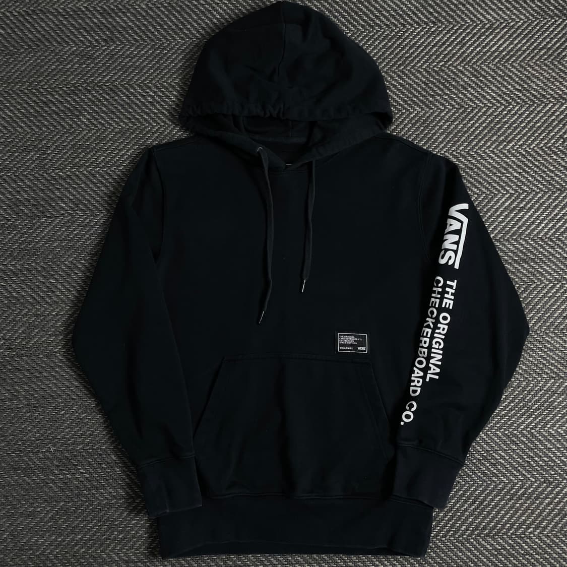 반스 오리지날 체커보드 후드 티셔츠 블랙 y 3669 상품이미지2