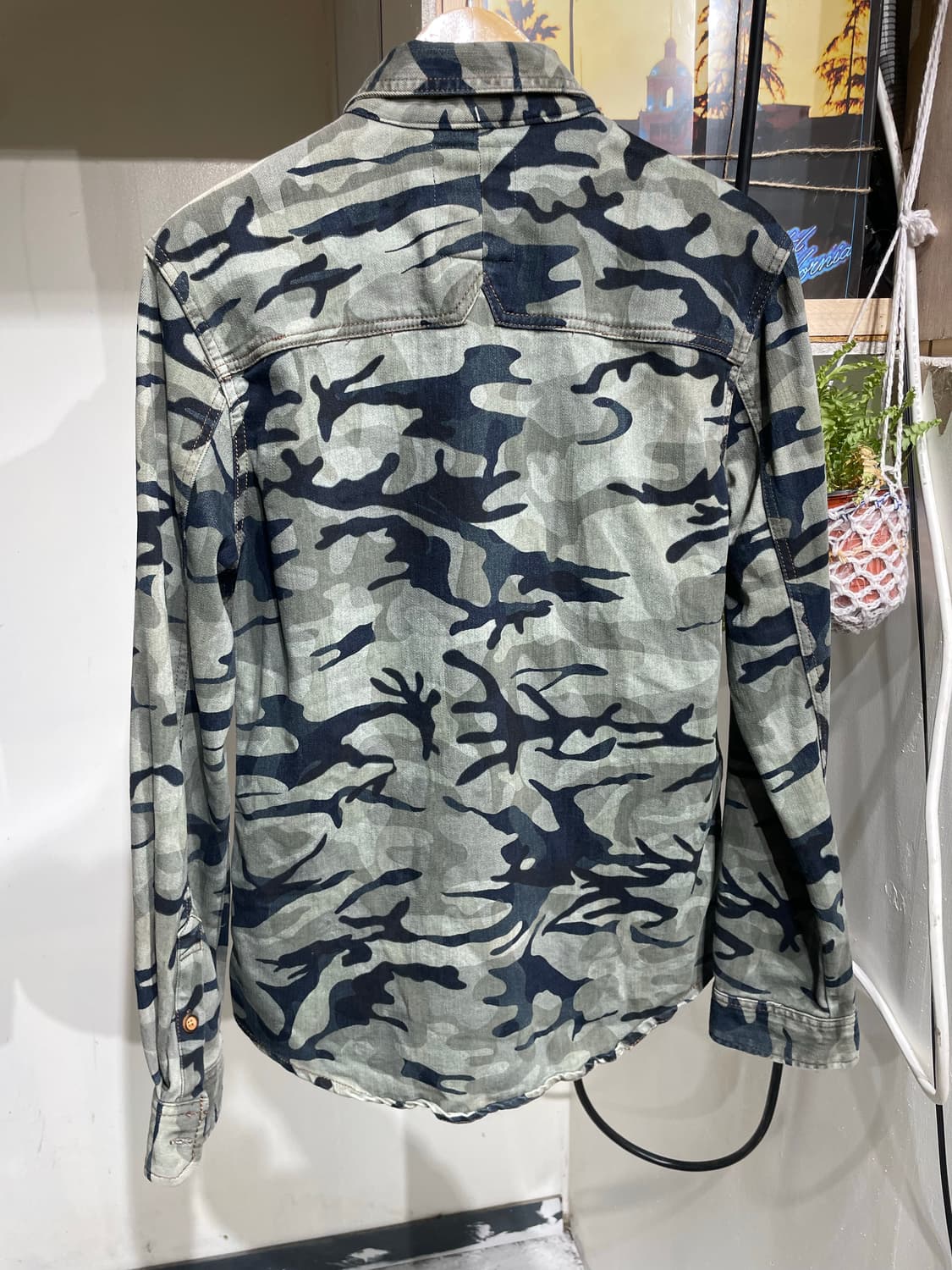 버카루 카모패턴 웨스턴 셔츠 상품이미지6