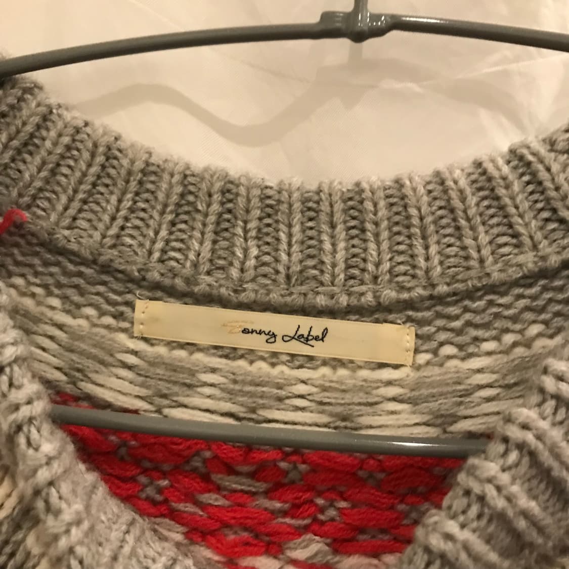 Sonny Label 노르딕 모리걸 하구미 그레이 니트 상품이미지5