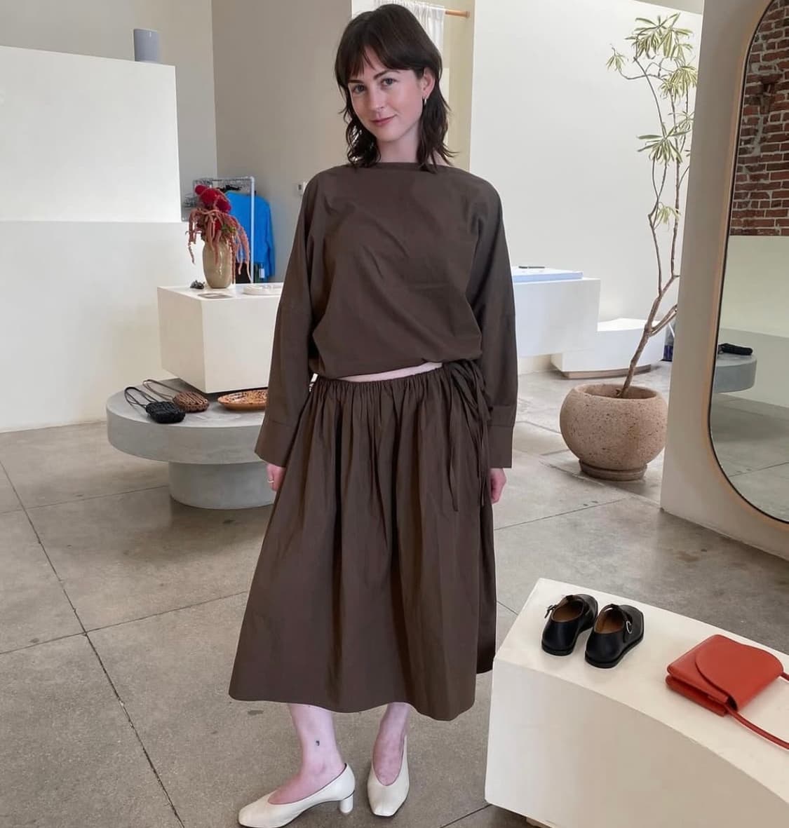 brooke callahan tie skirt 상품이미지3