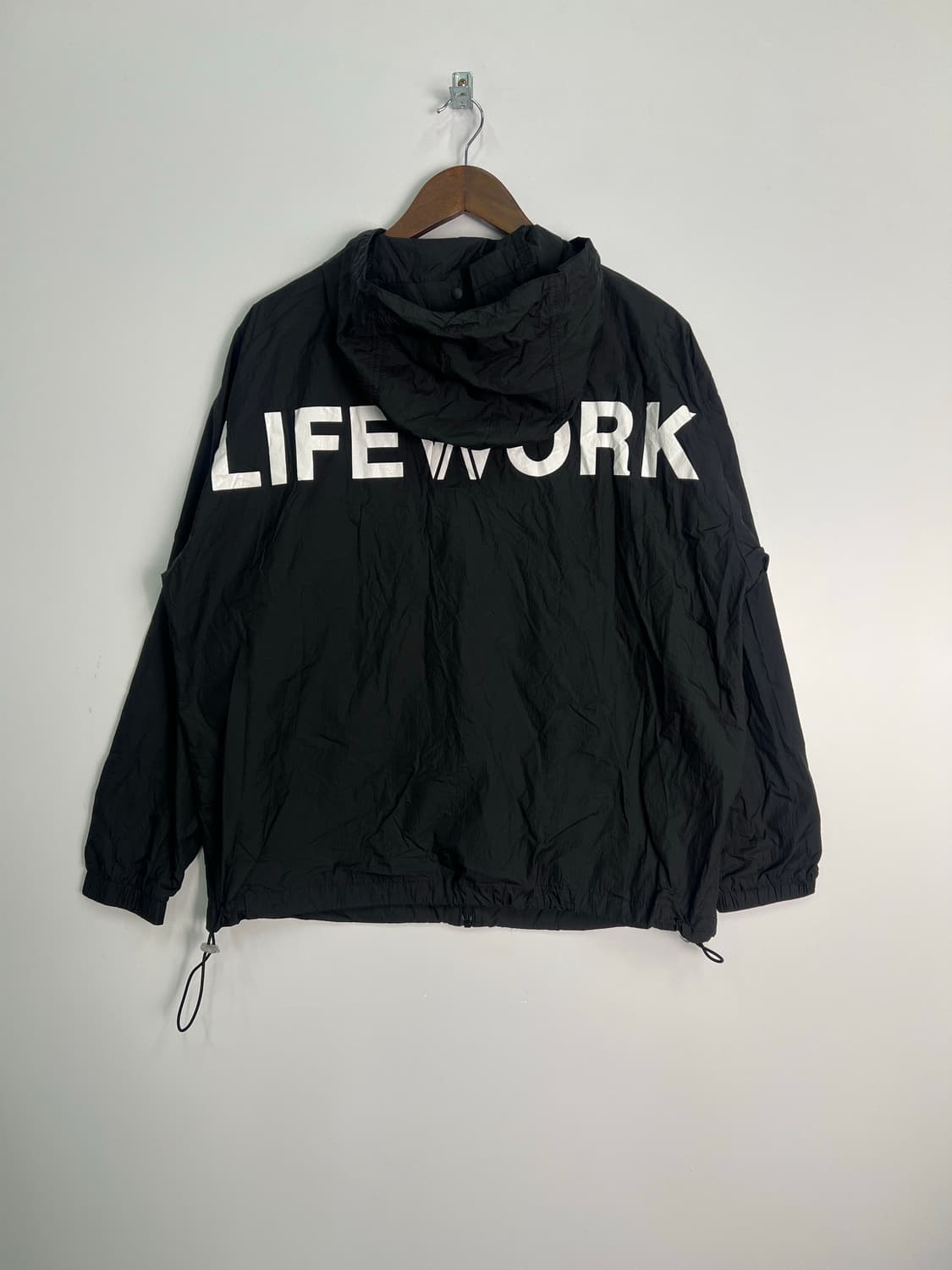 Life work 블랙 바람막이  상품이미지4