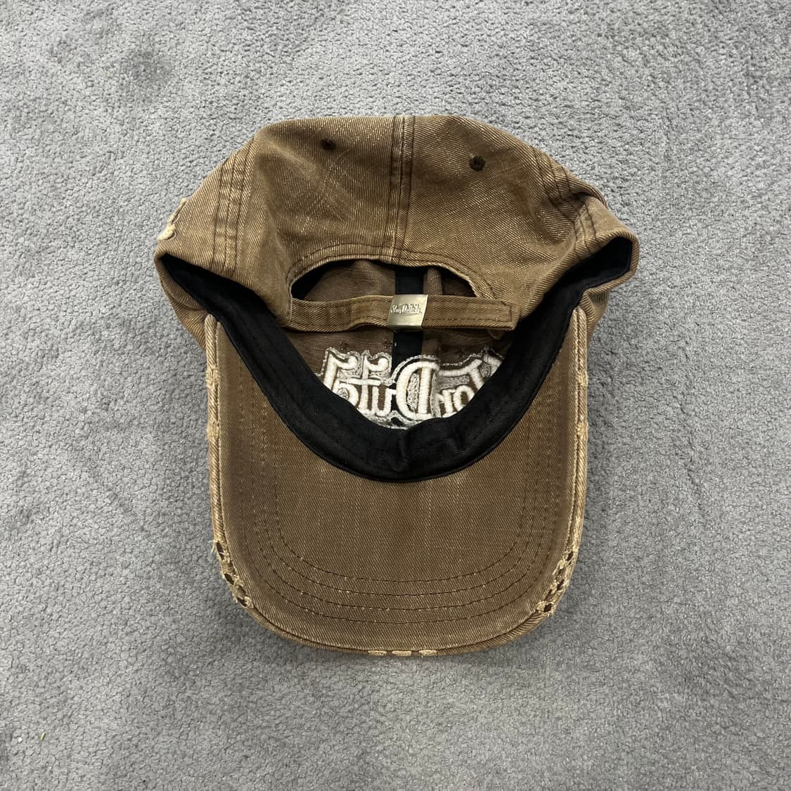 본더치 빈티지 Y2K 볼캡 브라운 상품이미지4