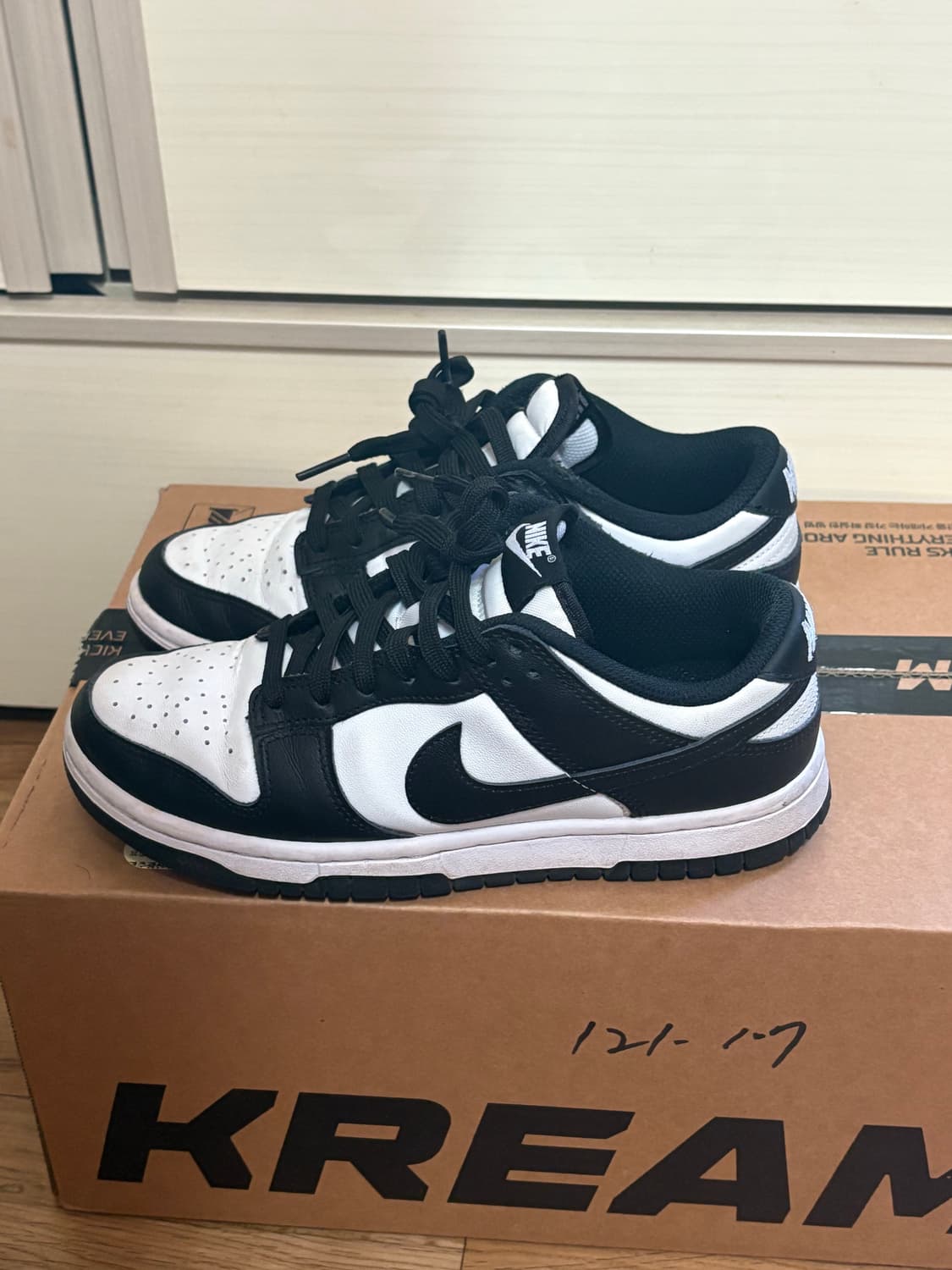 나이키 덩크 로우 블랙230 상품이미지6