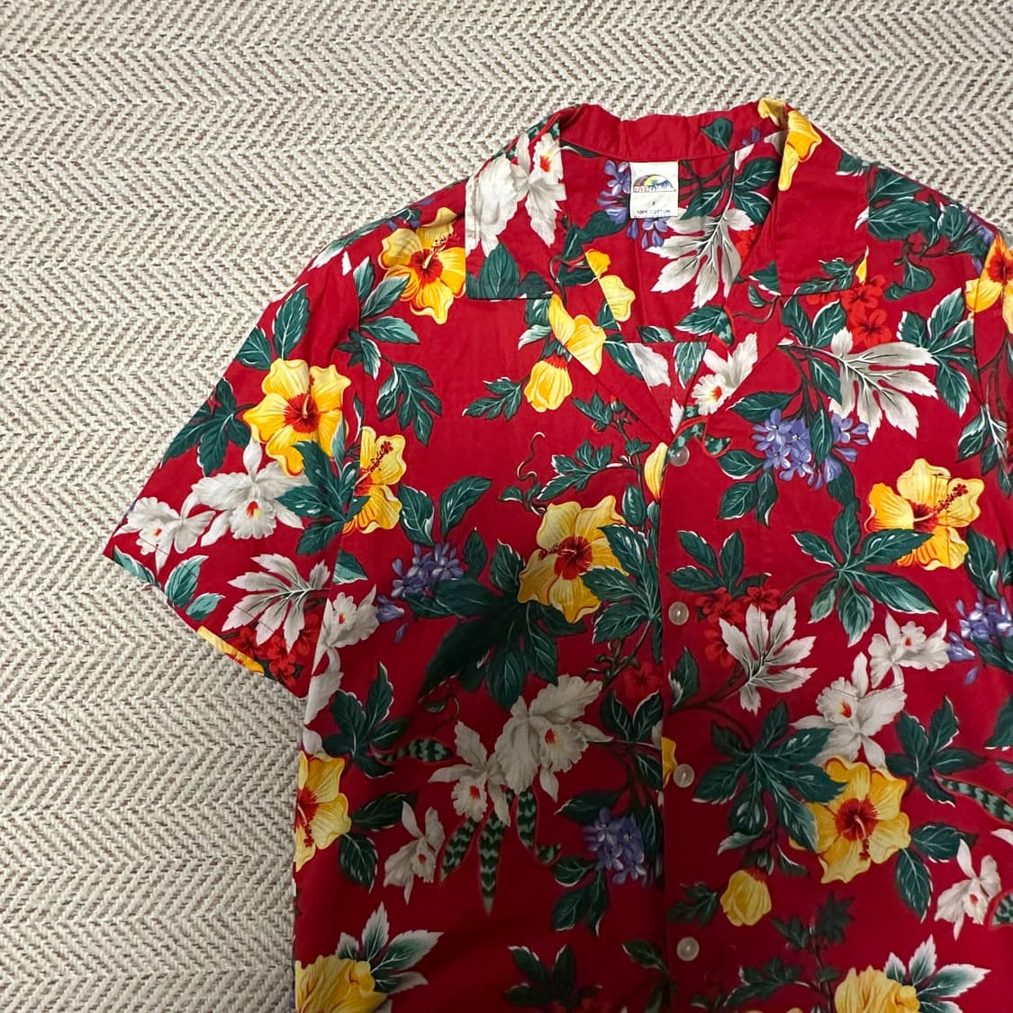 VINTAGE usa made hawaiian shirt 상품이미지3