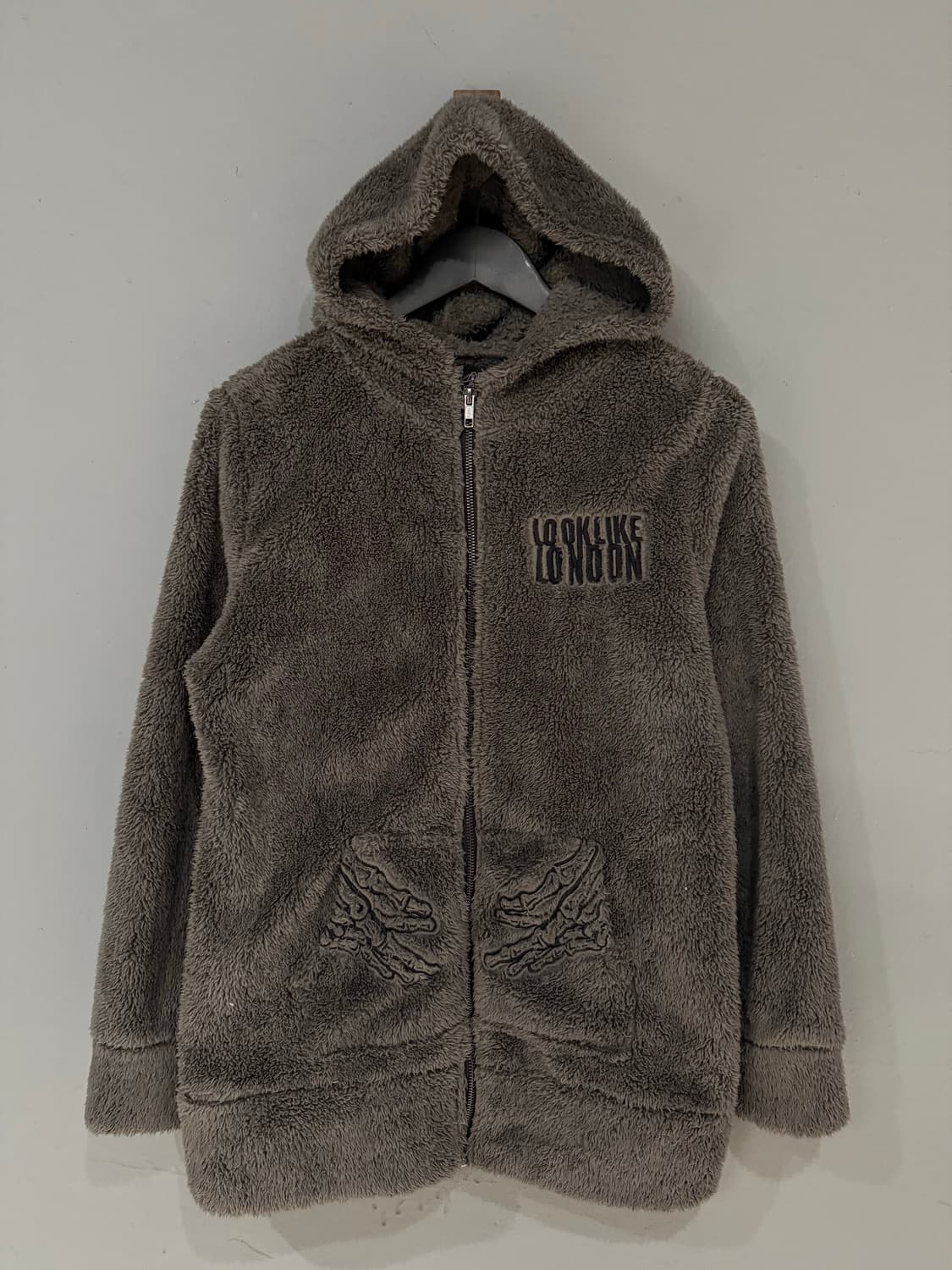 Glad news back wings fleece hood zip-up 상품이미지5