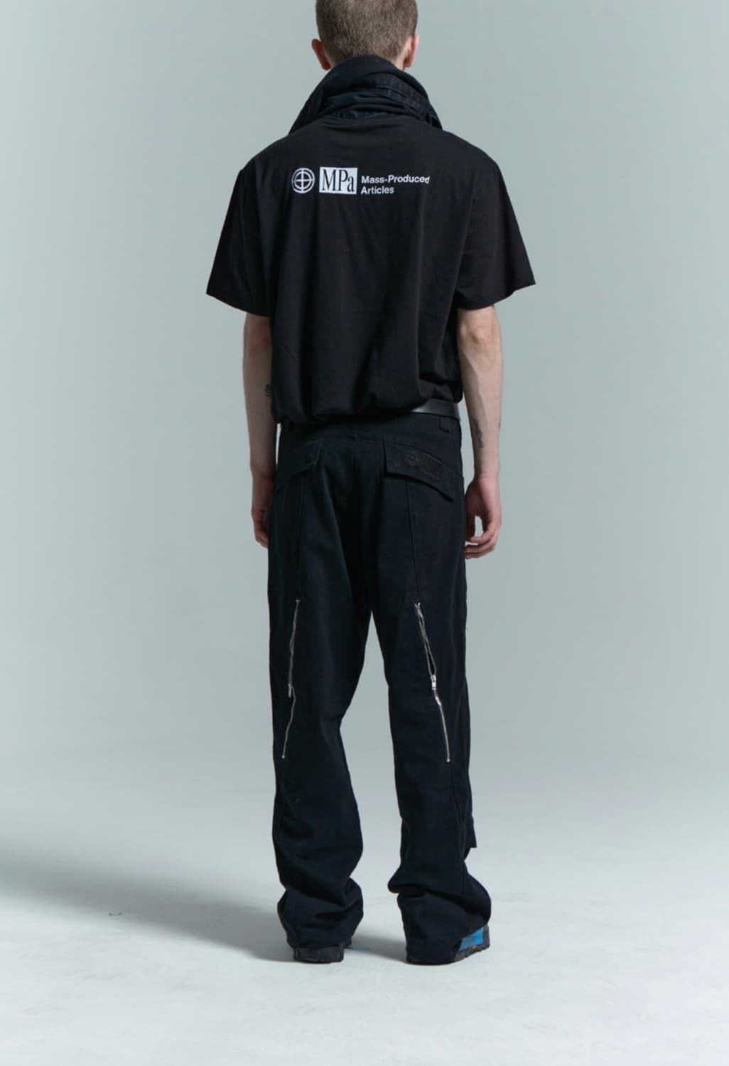 (구함)플라스틱프로덕트 MPA 웨이브 지퍼팬츠L 상품이미지1