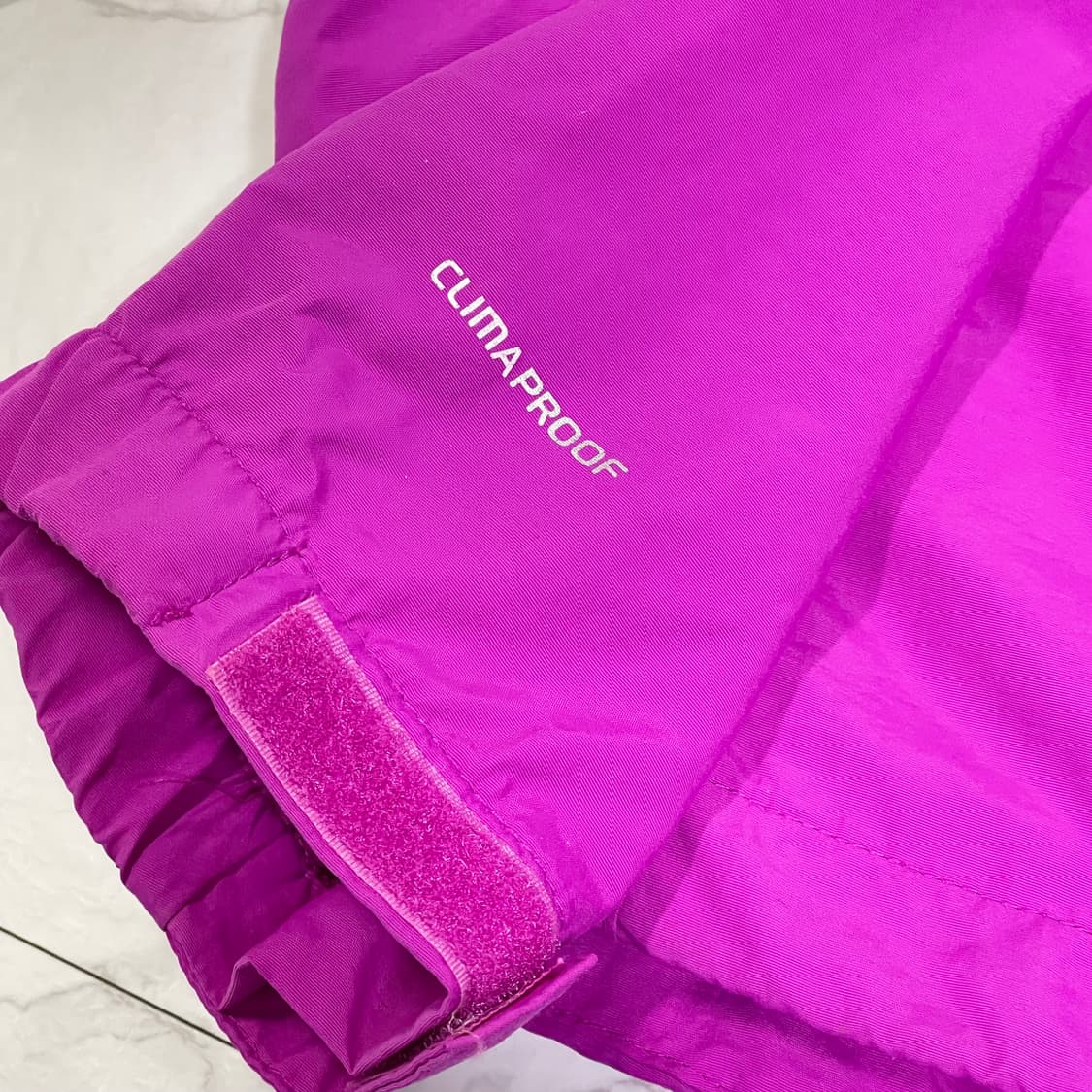 L 아디다스 삼선로고 퍼플 바람막이 상품이미지4