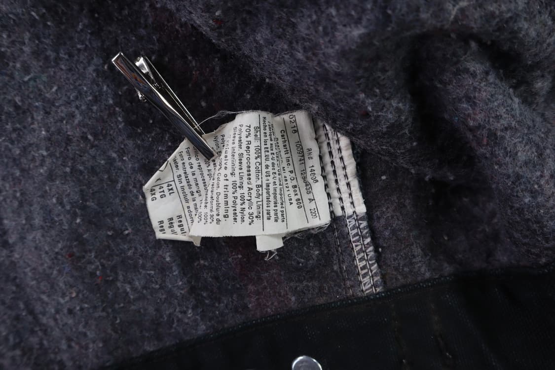 칼하트 J01 디트로이트 자켓 블랙 상품이미지7