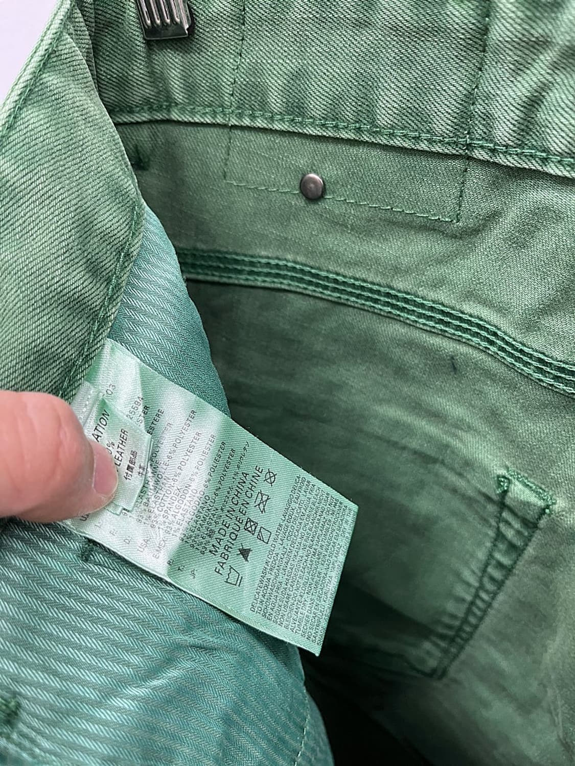 34) 디젤 블랙골드 모스그린 워크데님  상품이미지6