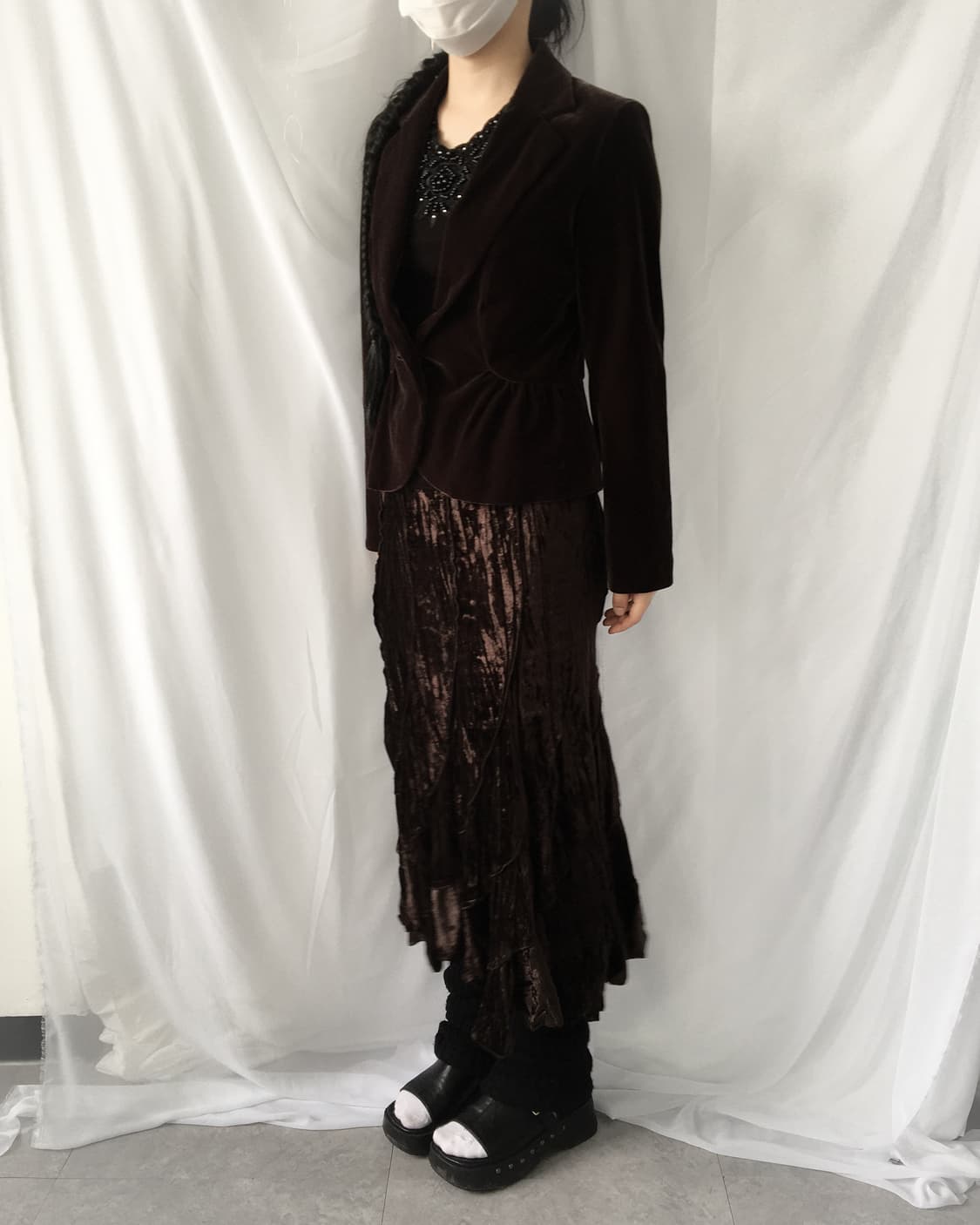 Velvet jacket 상품이미지4