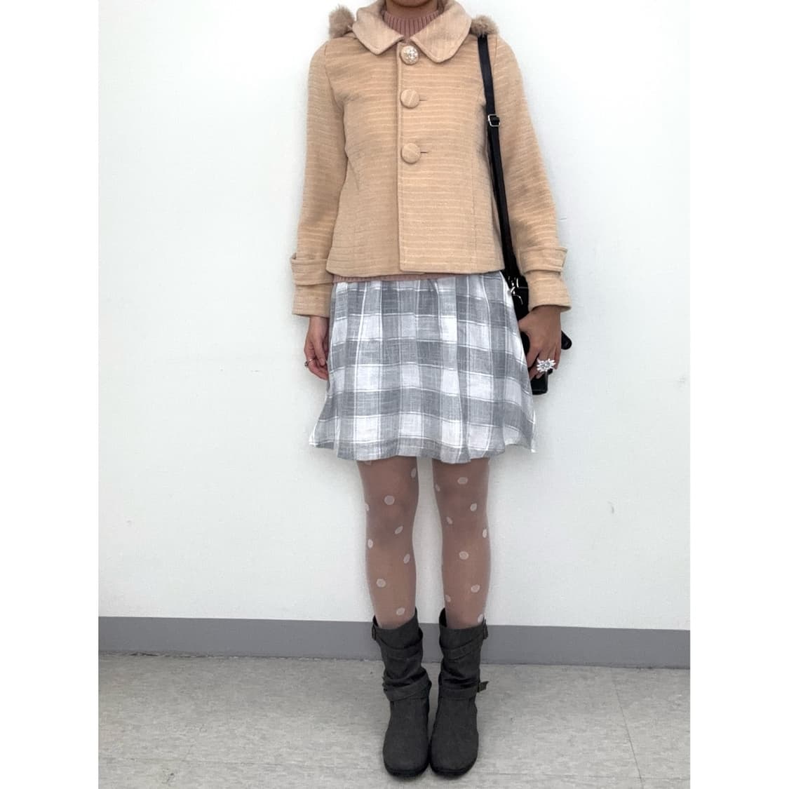 빈티지 하프 코트 자켓 상품이미지2