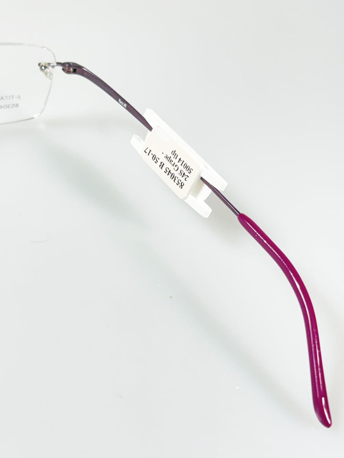 90s FUTIS 무테 스퀘어 메탈 빈티지 안경 상품이미지6