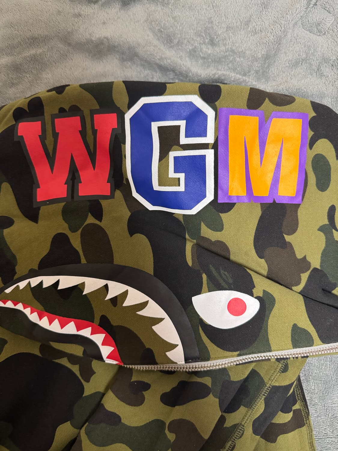 베이프 리버시블 아미그린 후드집업 2xl 상품이미지5