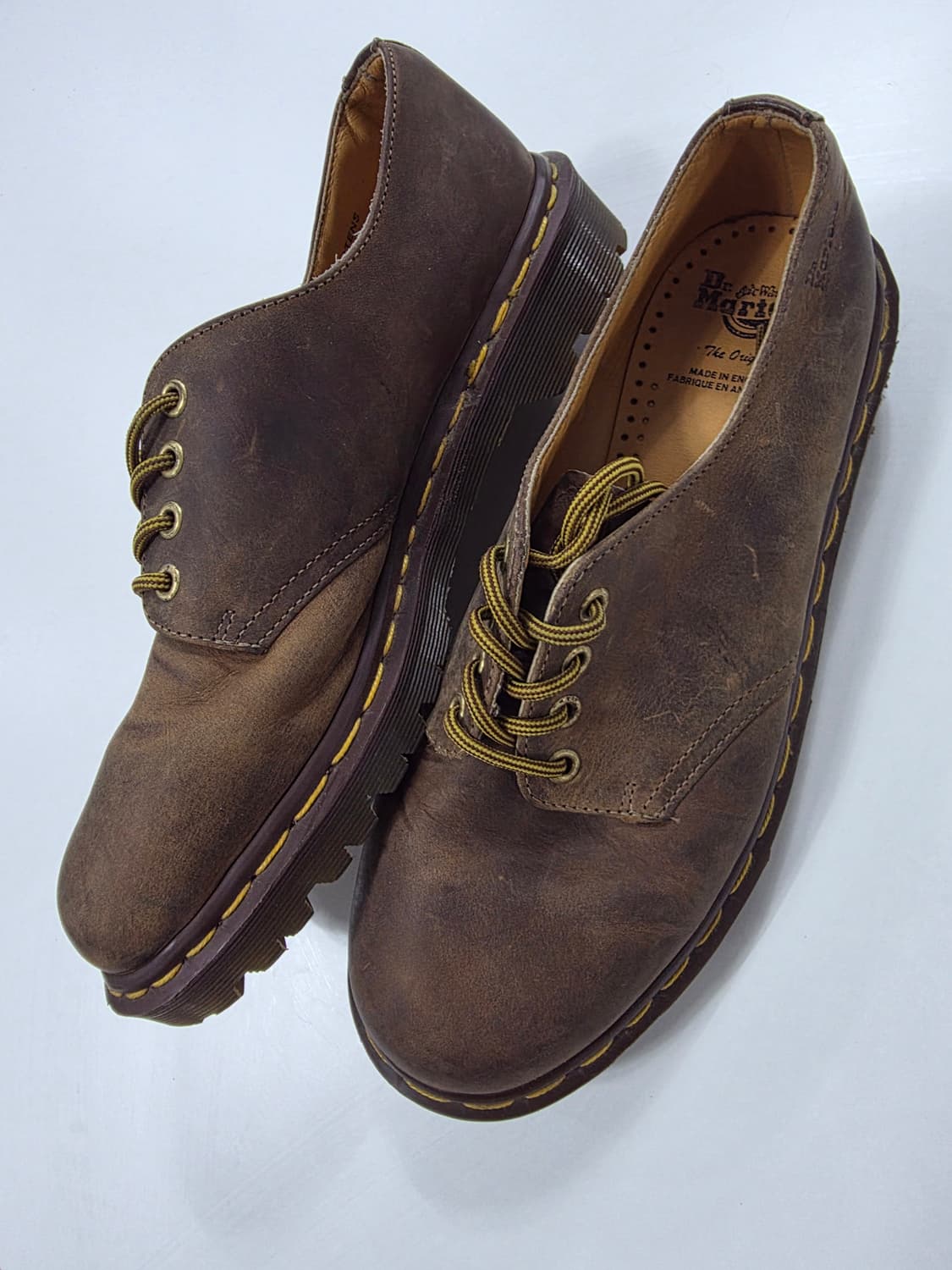 닥터마틴 1561 영국산 4홀 레더슈즈 9사이즈 상품이미지3