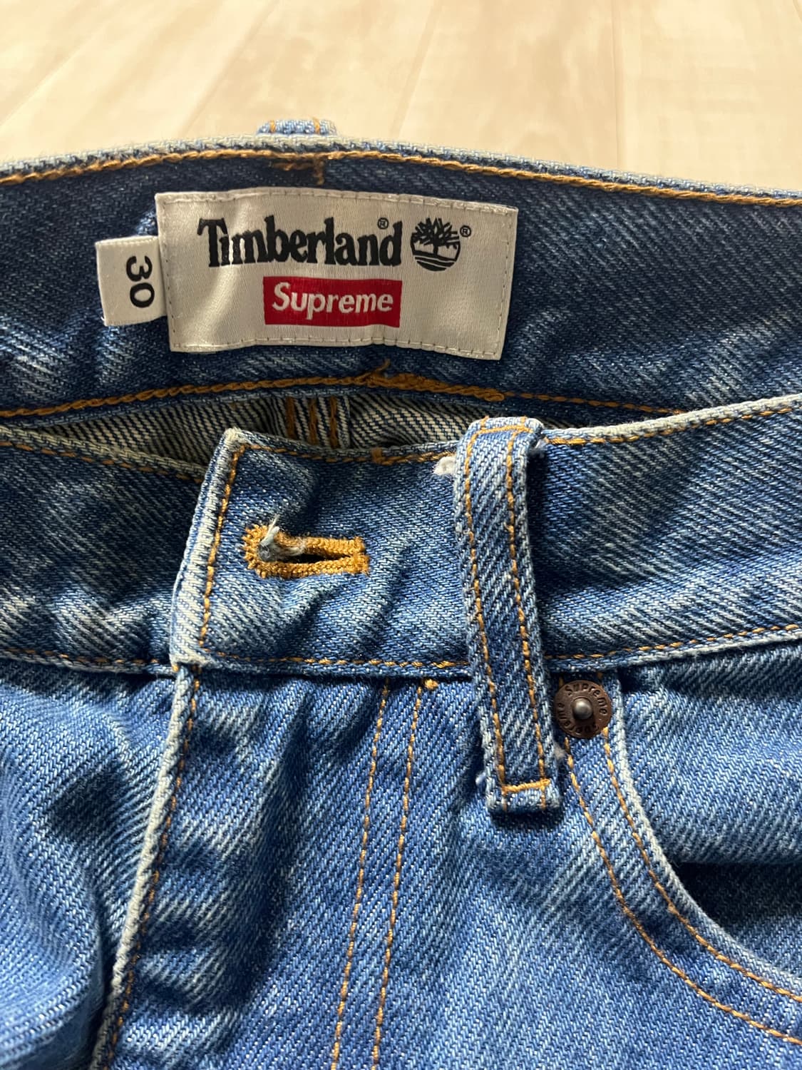 슈프림 팀버랜드 더블니 30사이즈. 상품이미지3