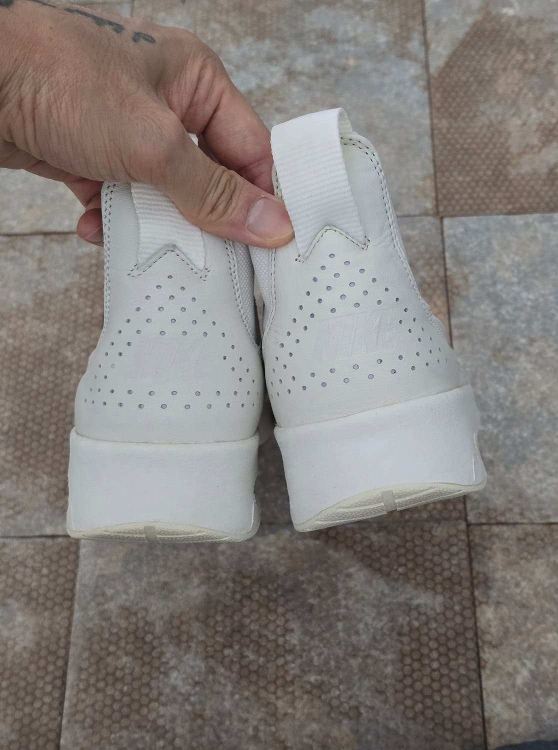 (240)나이키 에어맥스 테아 미드 피나클 레더 화이트 상품이미지8