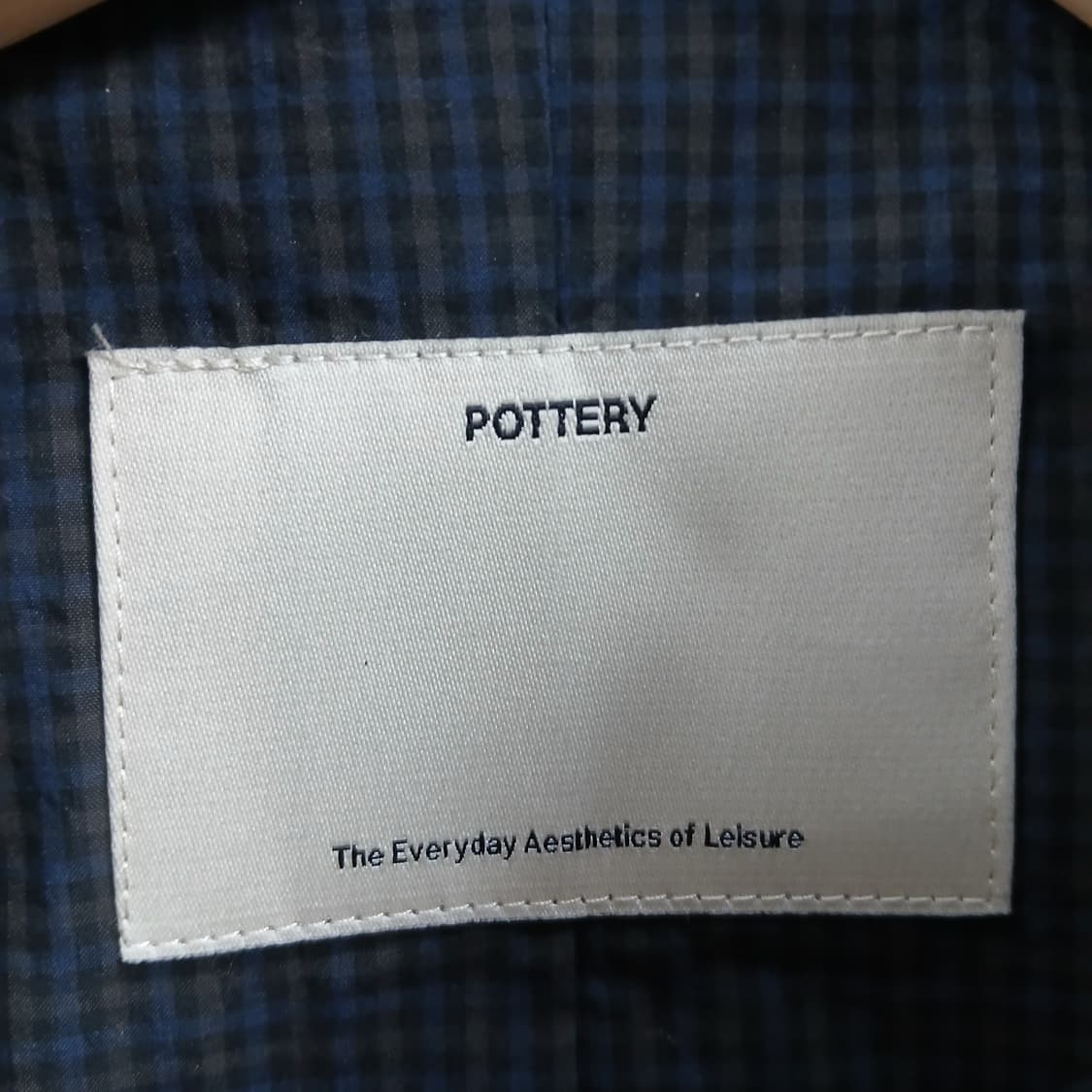 pottery 네이비 블루 싱글 트렌치 코트 상품이미지7