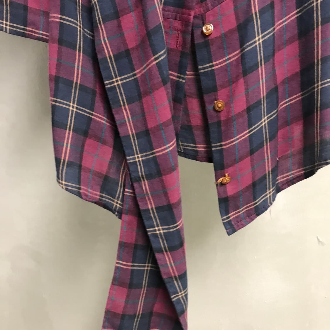 비비안웨스트우드 체크 반팔 셔츠 1(W) 상품이미지4