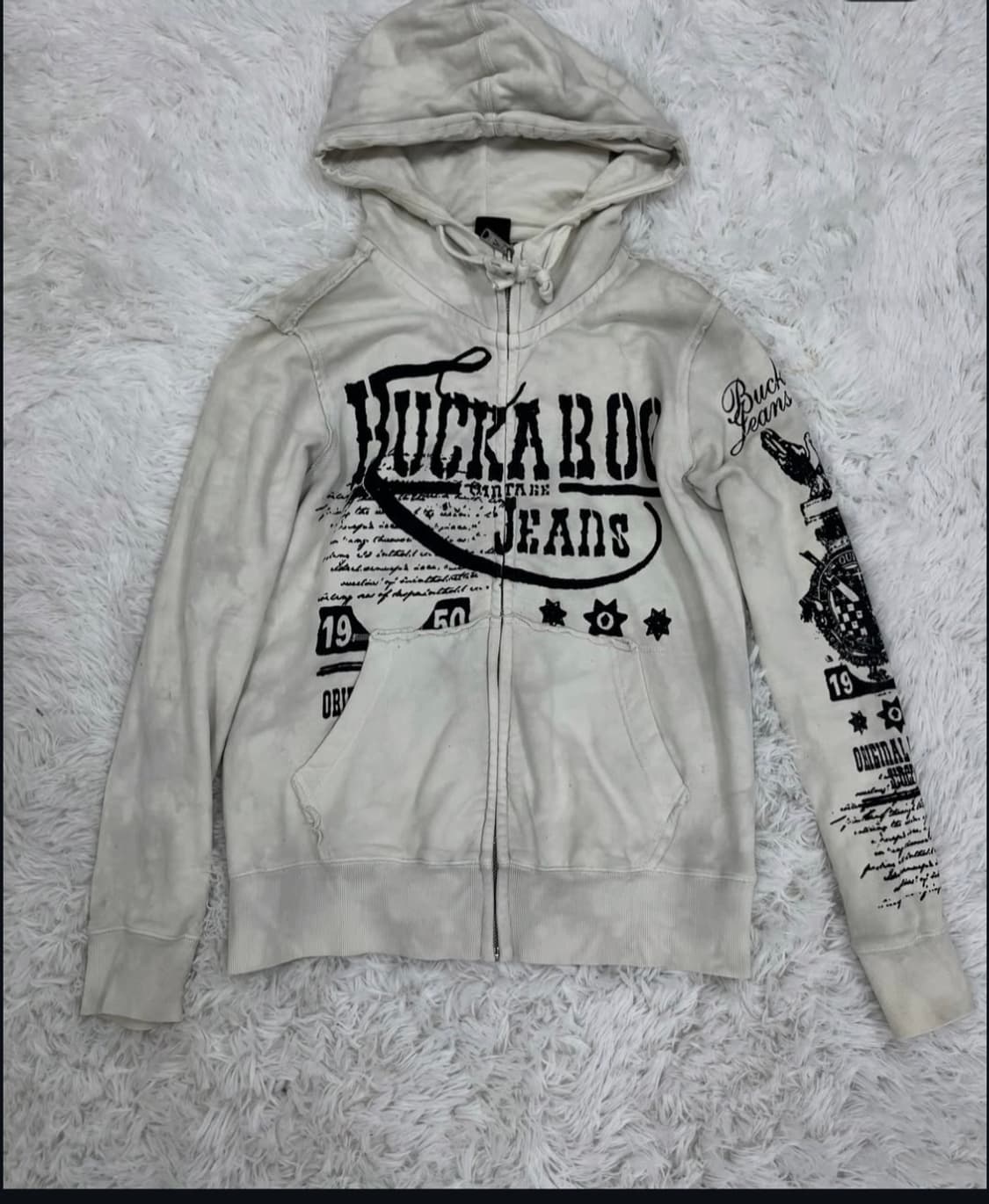 버커루 나염 후드집업 y2k  상품이미지4