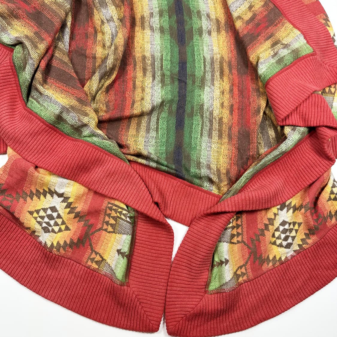 폴로 랄프로렌 클래식 인디언패턴 케이프 니트 가디건 여성L 상품이미지4