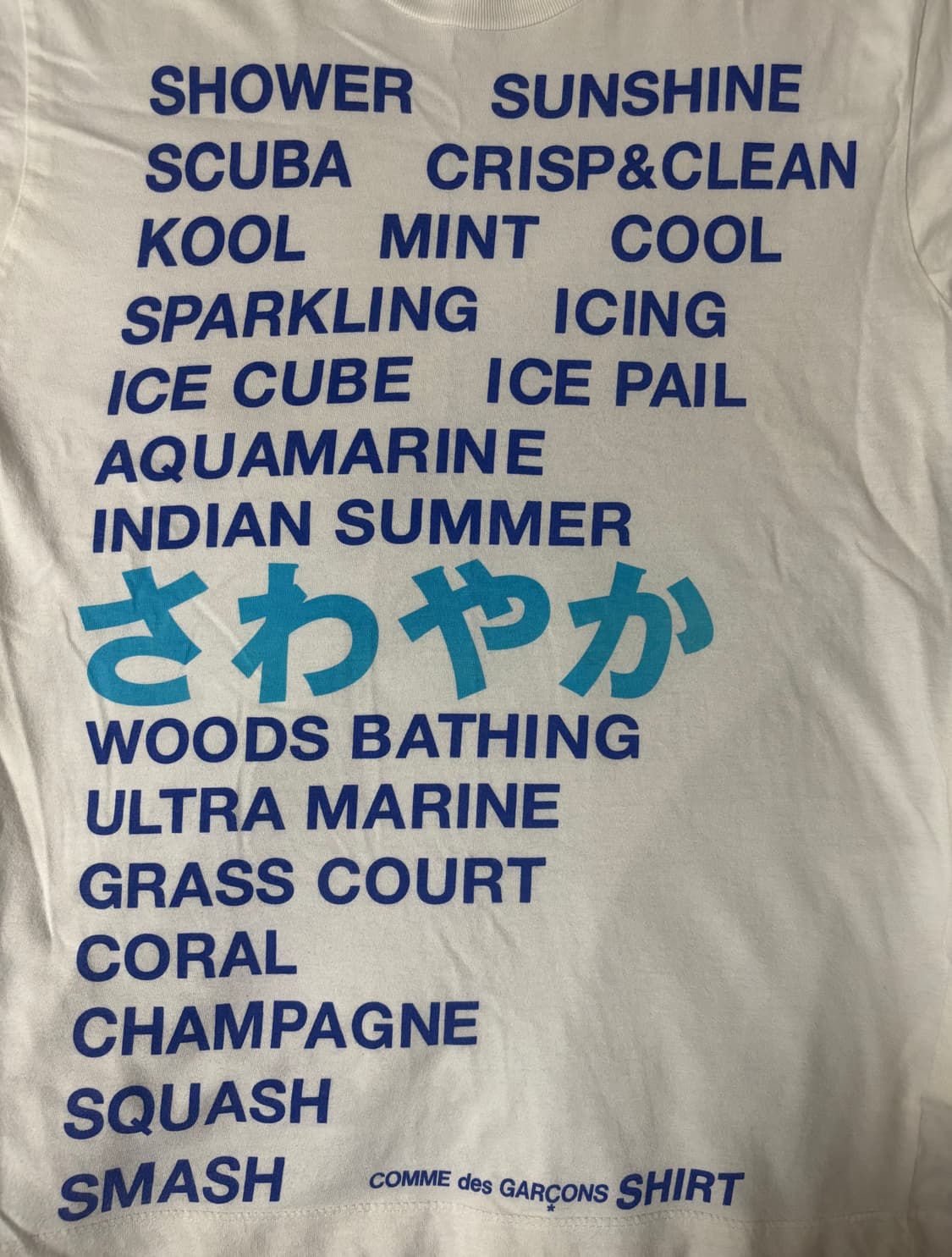 Comme des Garcons Shirt 꼼데가르송 셔츠 사와야카 반팔 상품이미지4