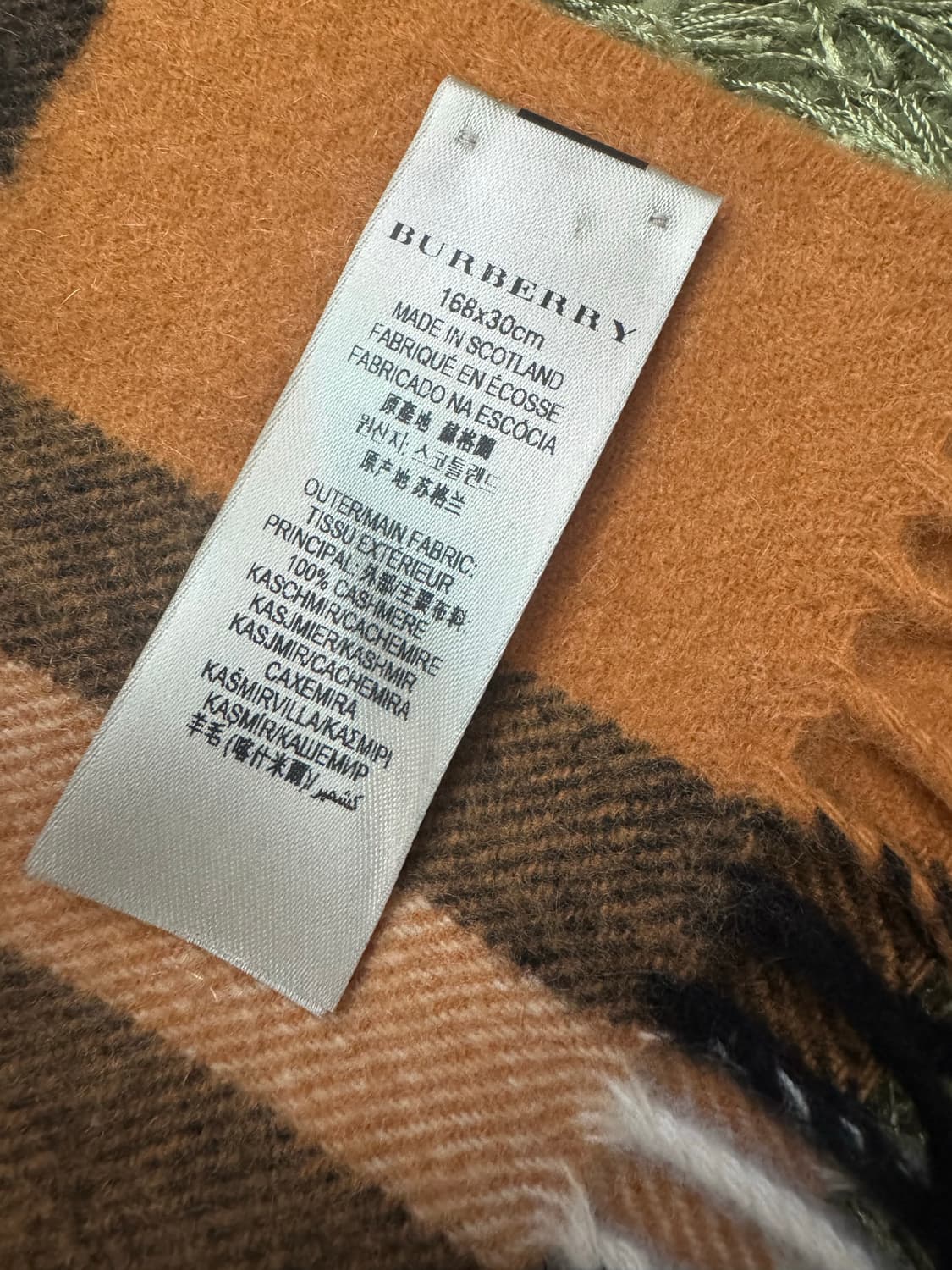 정품 버버리 머플러 목도리 새것 상품이미지4