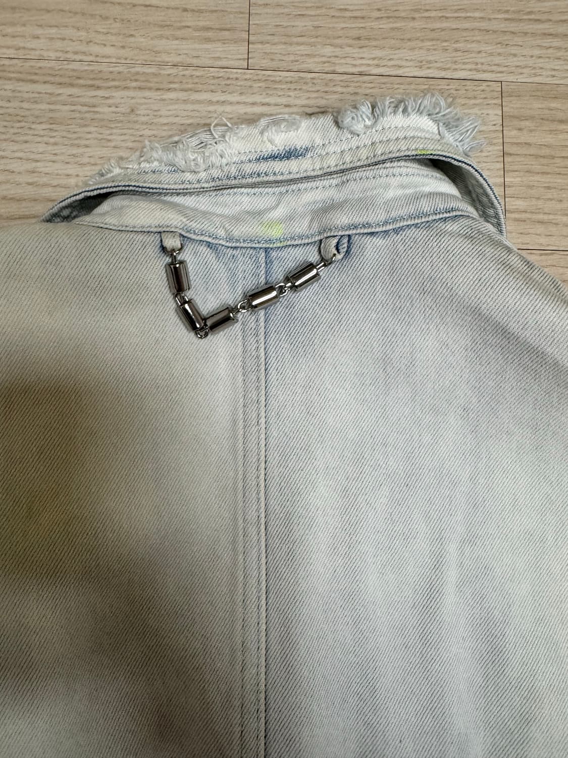 032c 데님 롱 트렌치코트 48 상품이미지9