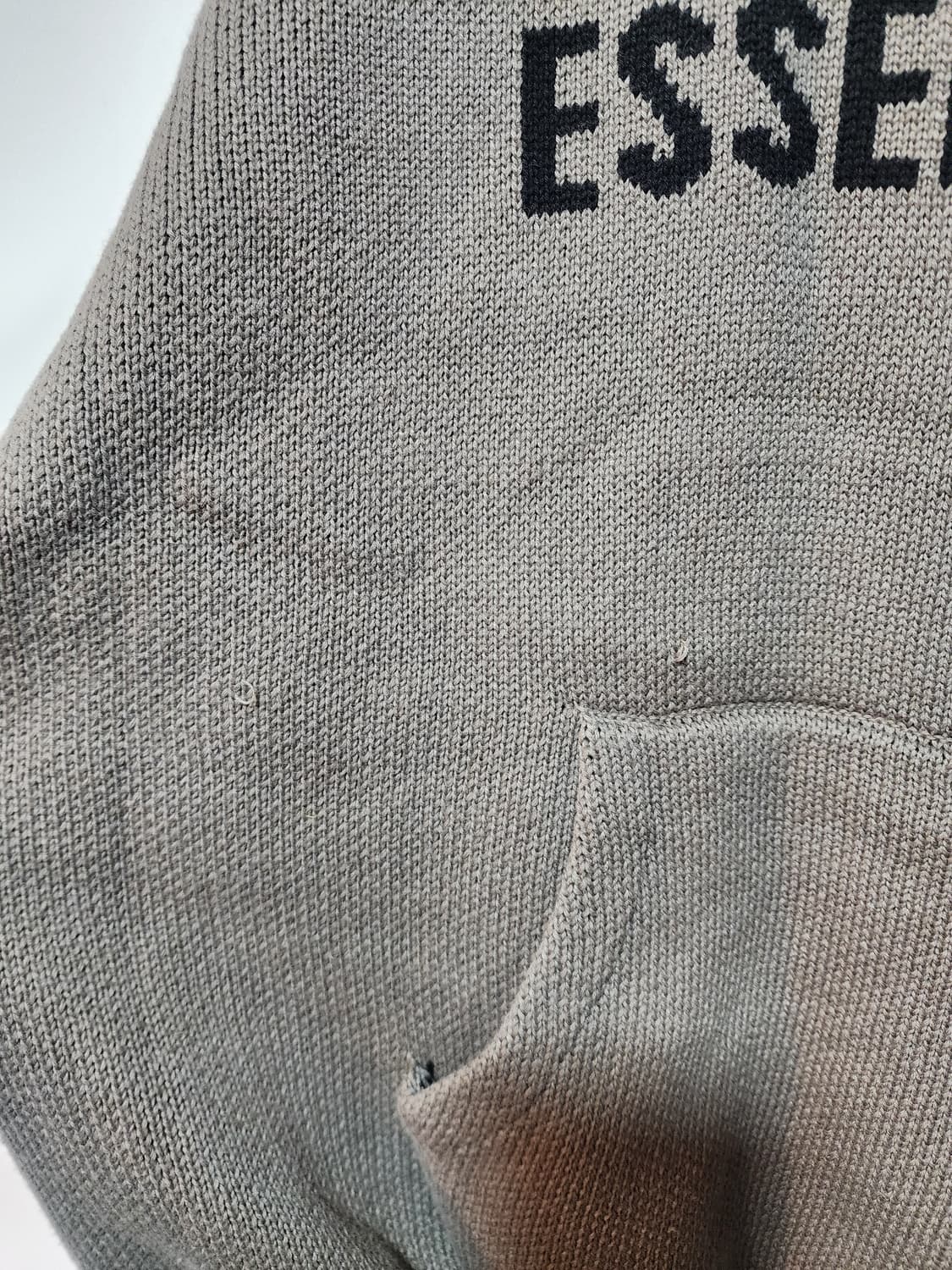 에센셜 피어오브갓 니트 후드티 XL 상품이미지3