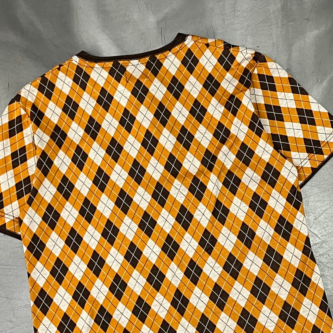  타케오 키쿠치 아가일 헨리넥 반팔티 y16083 상품이미지4