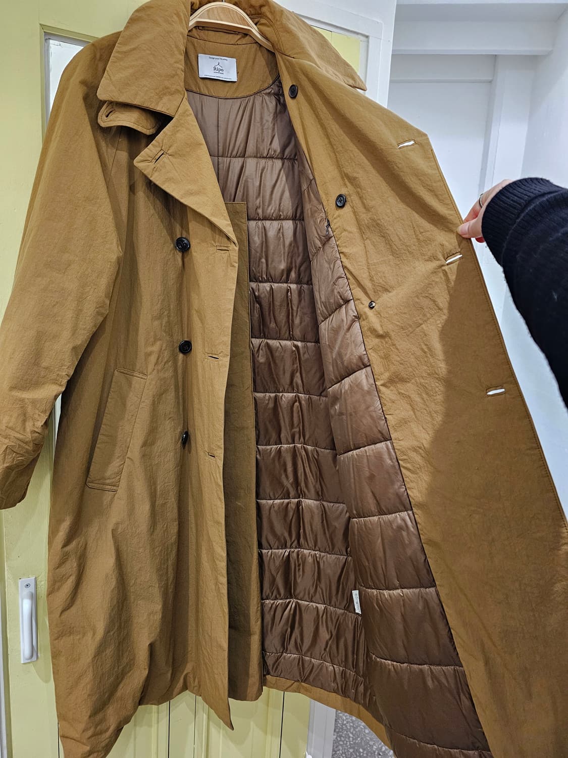 Ripo trenta anni  베이지 패딩 더블코트 상품이미지7