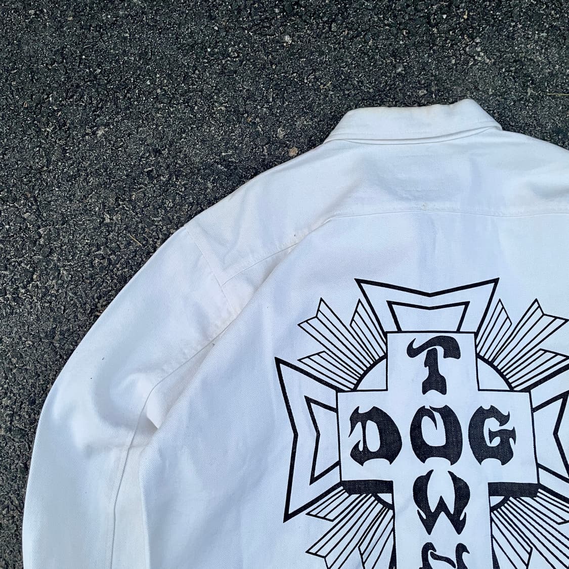 90s Dogtown 도그타운 크로스 빅로고 팀자켓 올드스쿨 자켓 XL 상품이미지5