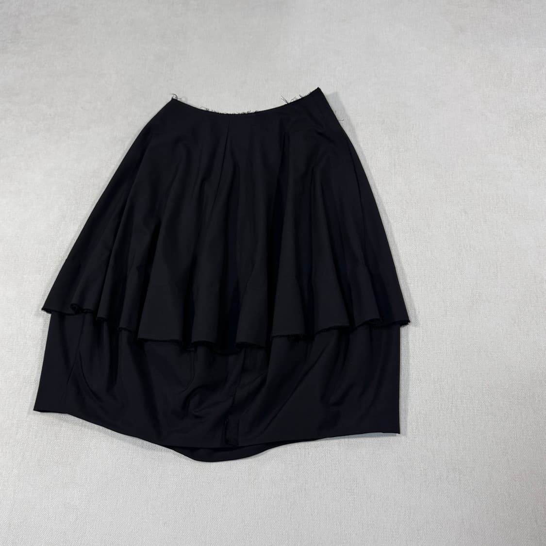 Double Layer Balloon  Black Skirt 상품이미지2
