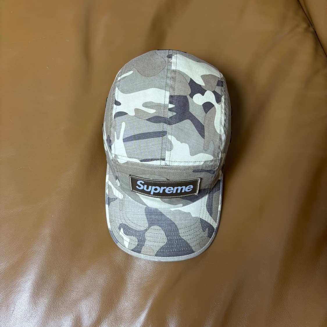 Supreme 슈프림 23ss 밀리터리 워시드 카모 스톤 캠프캡 모자 상품이미지6