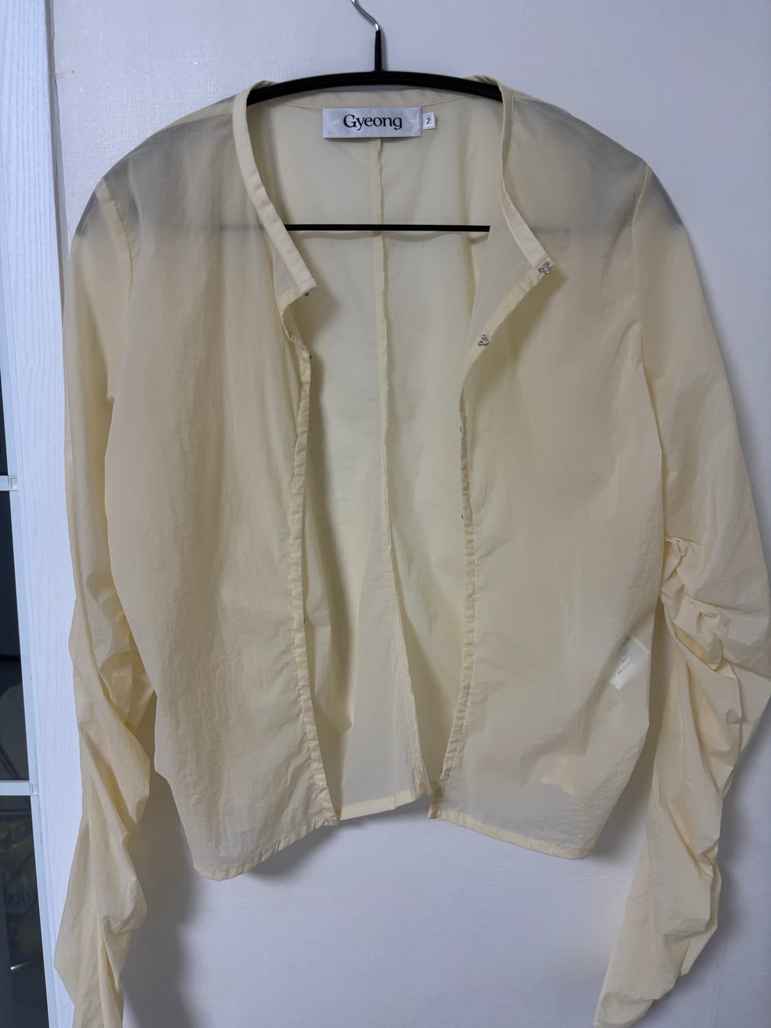 경 (Gyeong) Sheer Jacket Butter 2사이즈 상품이미지3