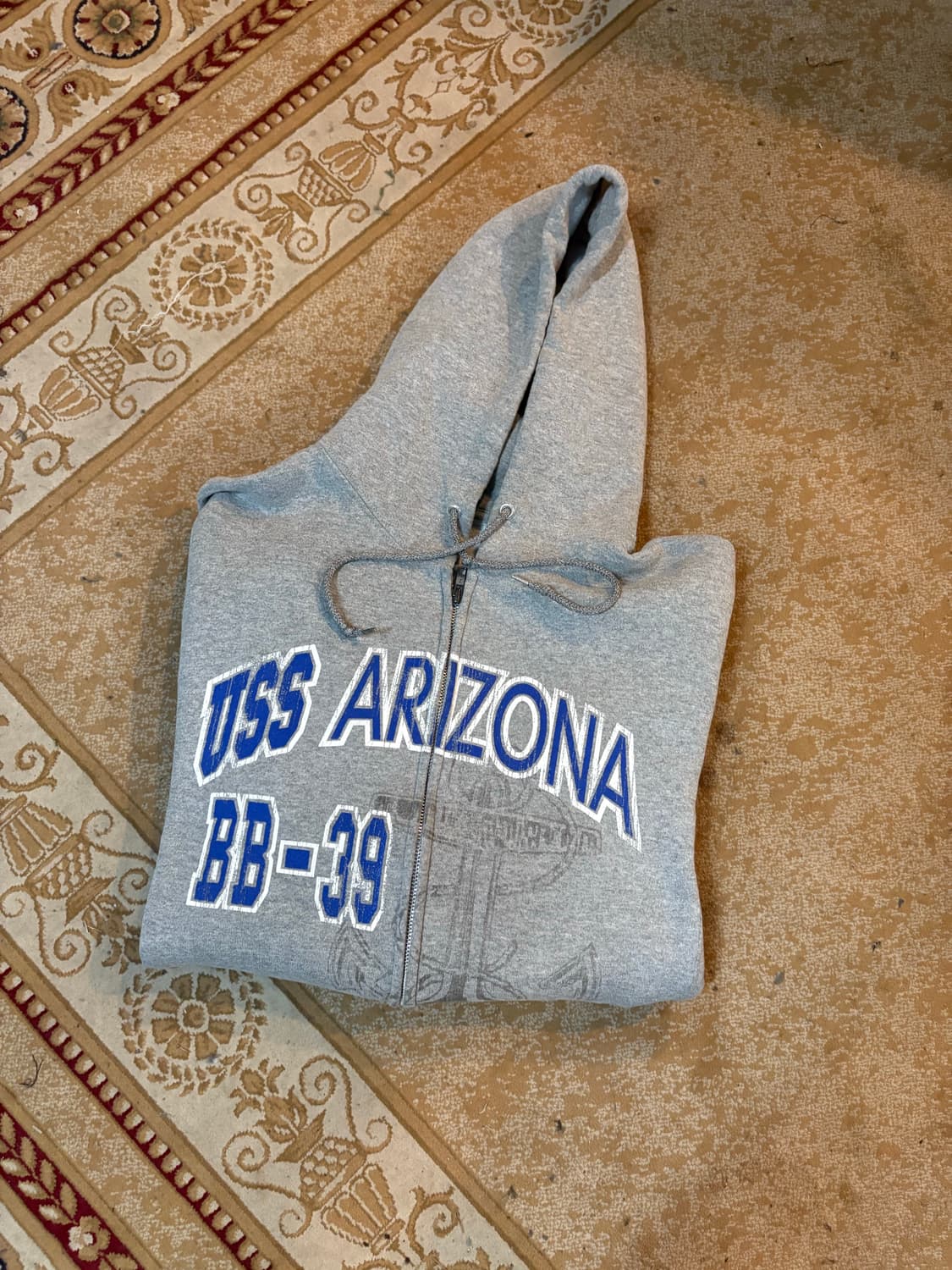 00‘s Russell “USS Arizona bb-39”Sweat  상품이미지10