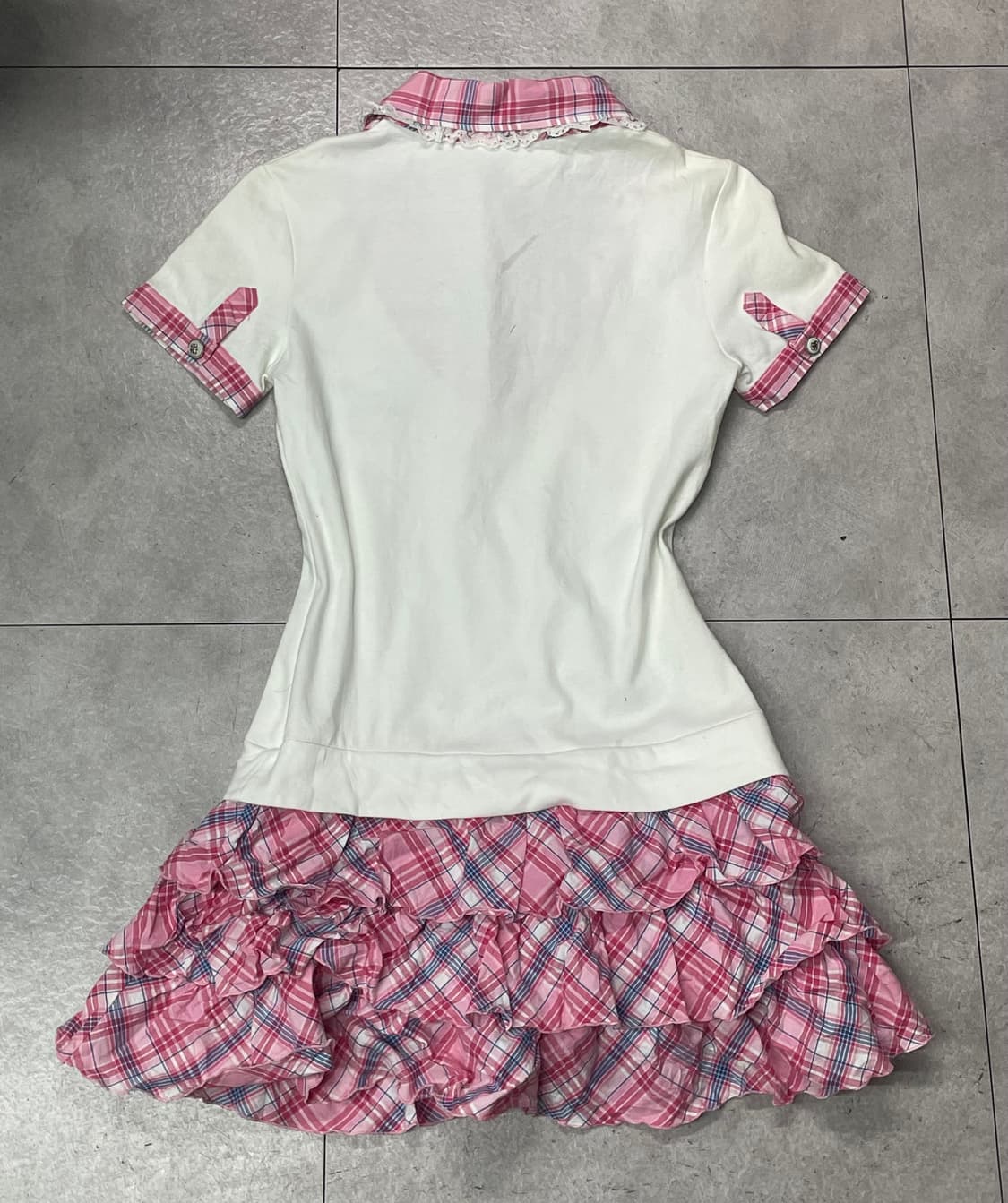 트랄라라 Tralala 셔츠 레이어드 원피스 상품이미지3