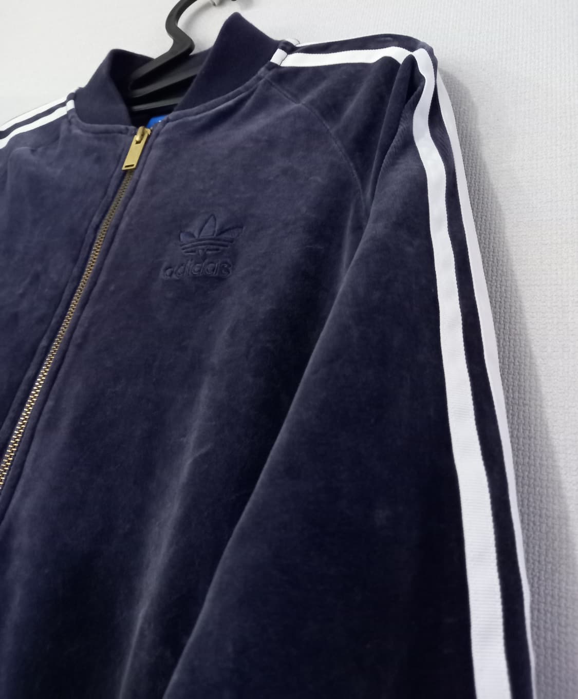 아디다스 벨벳 네이비 트랙탑 저지 져지집업 95/M 상품이미지2