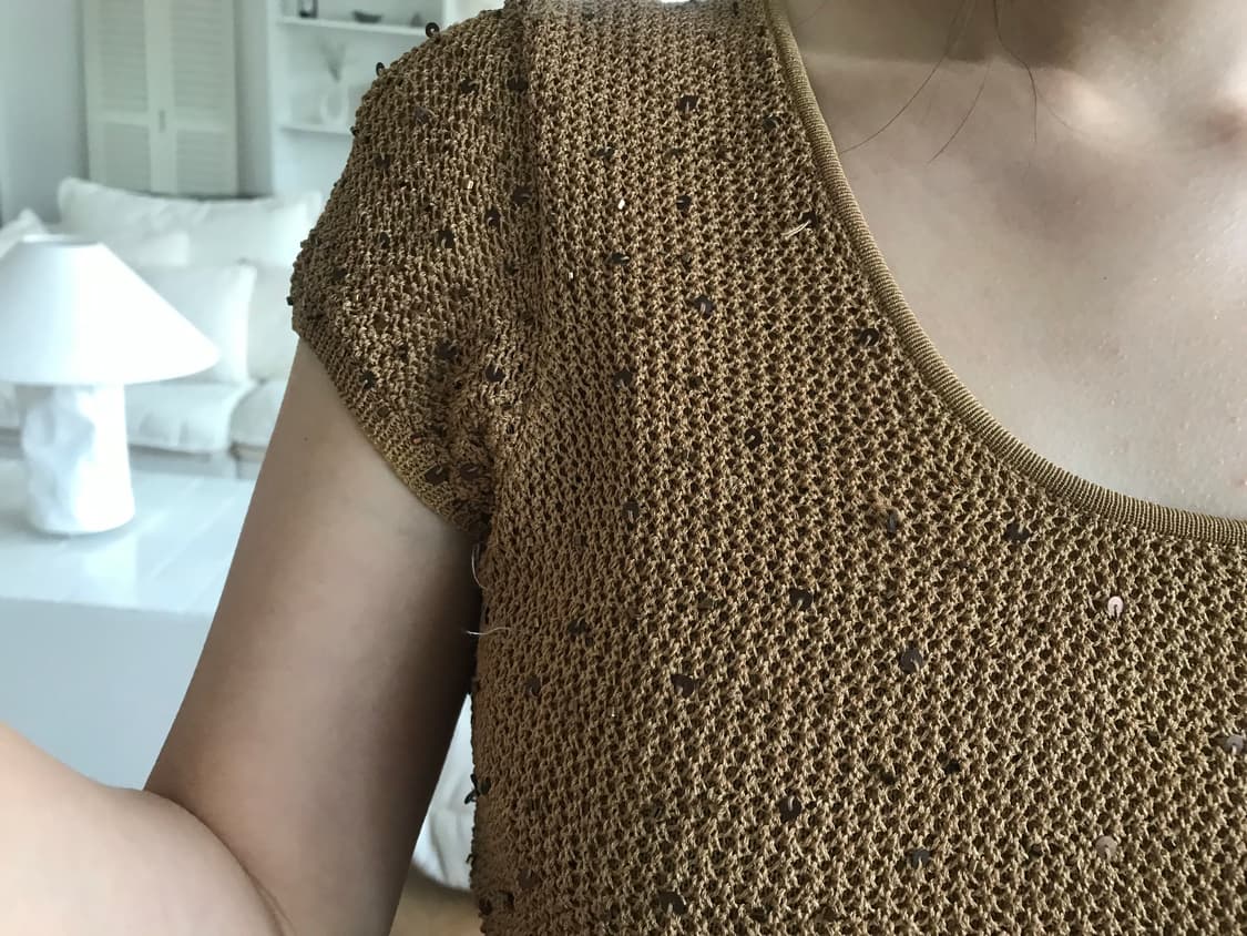 vintage beige knit 상품이미지8