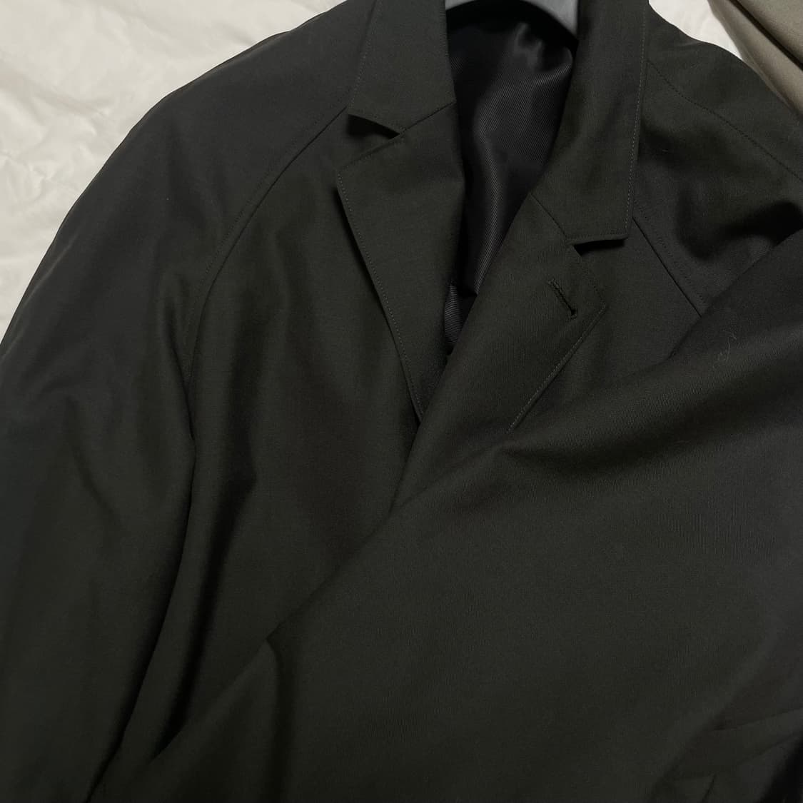 르메르 21FW 소프트 코트 미드나잇그린 L 상품이미지5