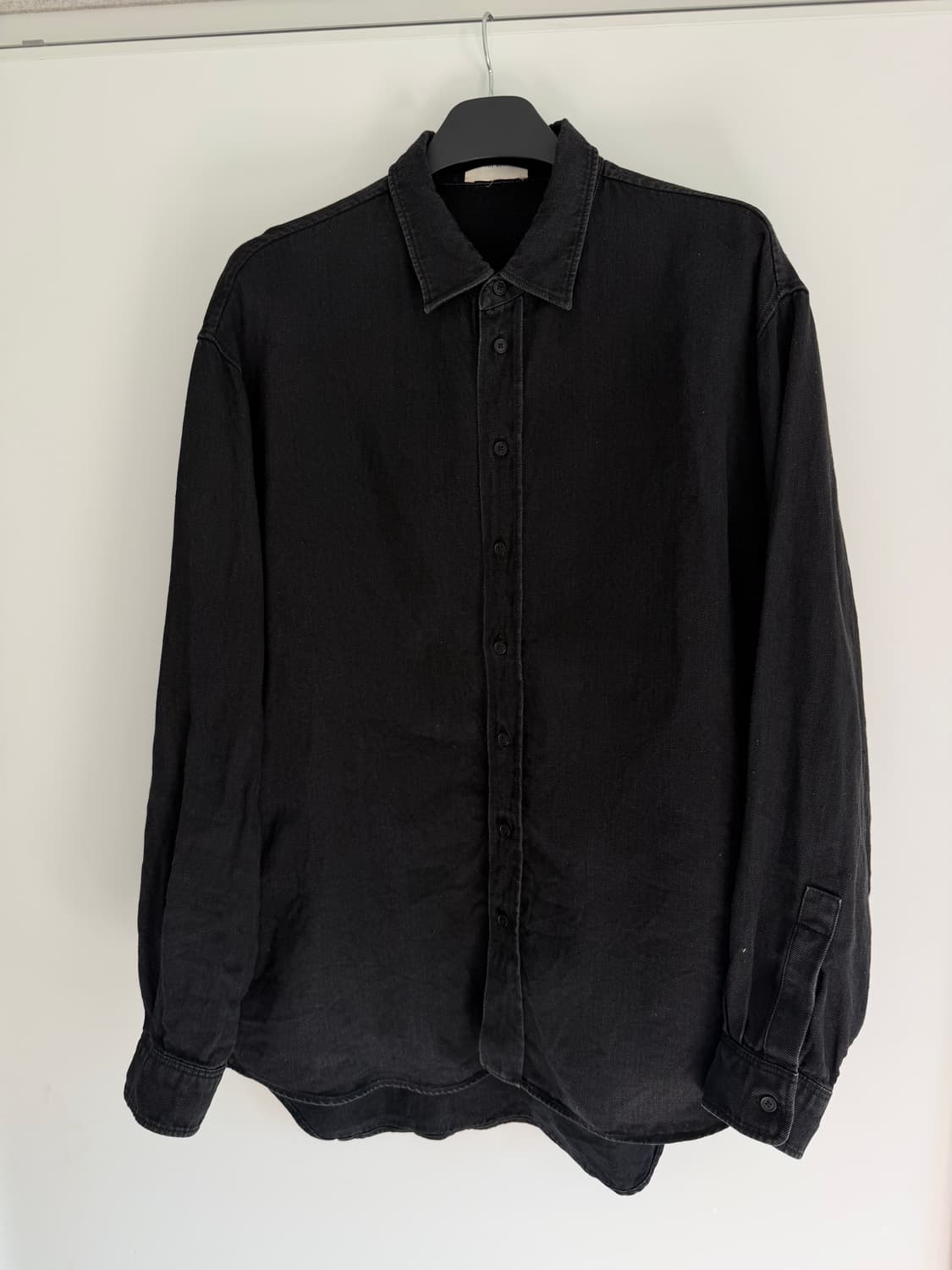 [105] The Row 더로우 블랙 셔츠 상품이미지1