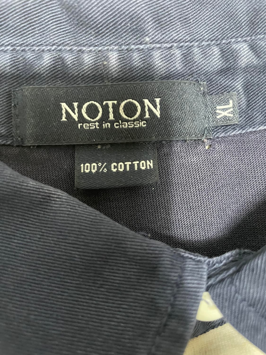 NOTON - 스트라이프 럭비 카라티 (L 추천) 상품이미지3