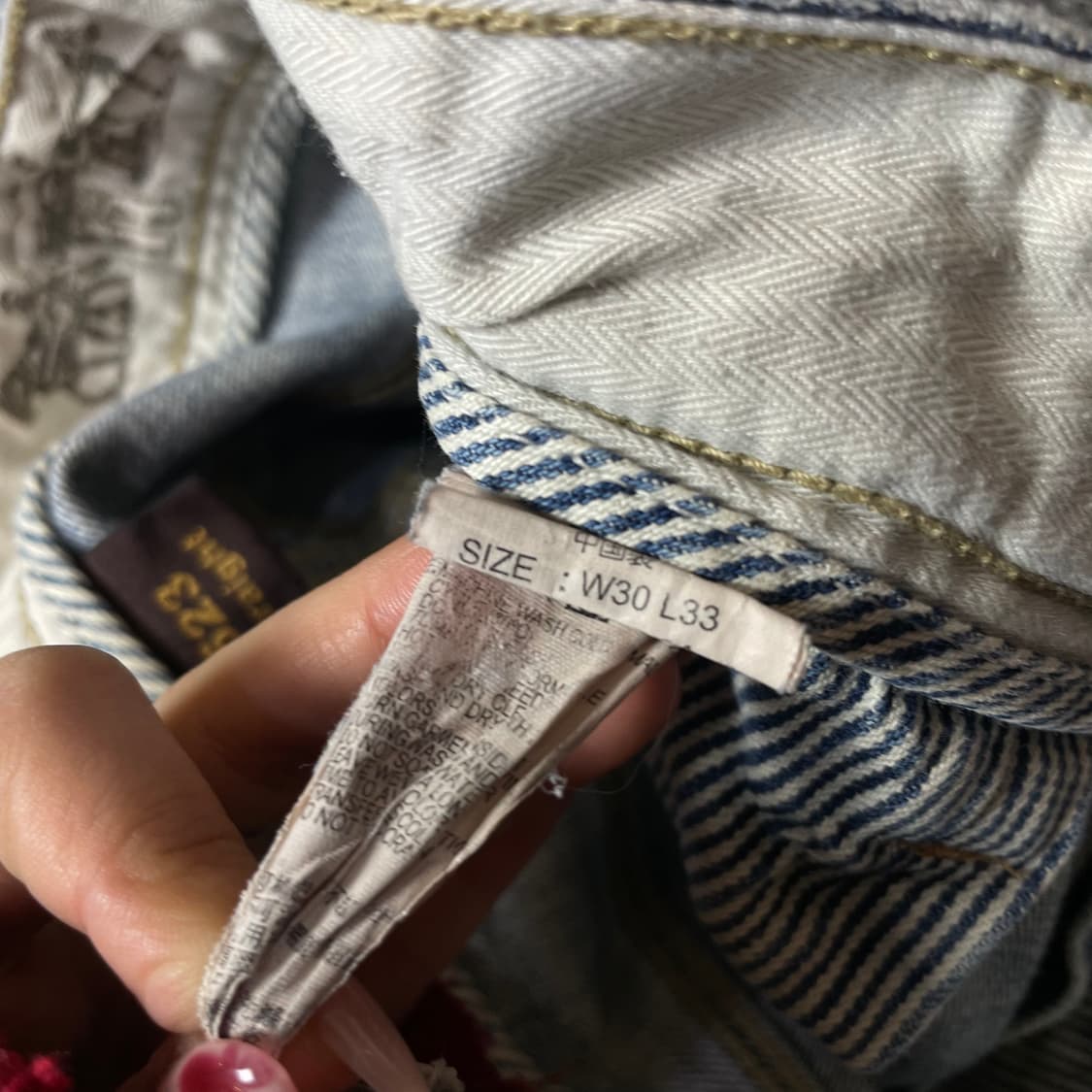 (30) 리바이스 523 스트레이트핏 데님 팬츠 상품이미지5