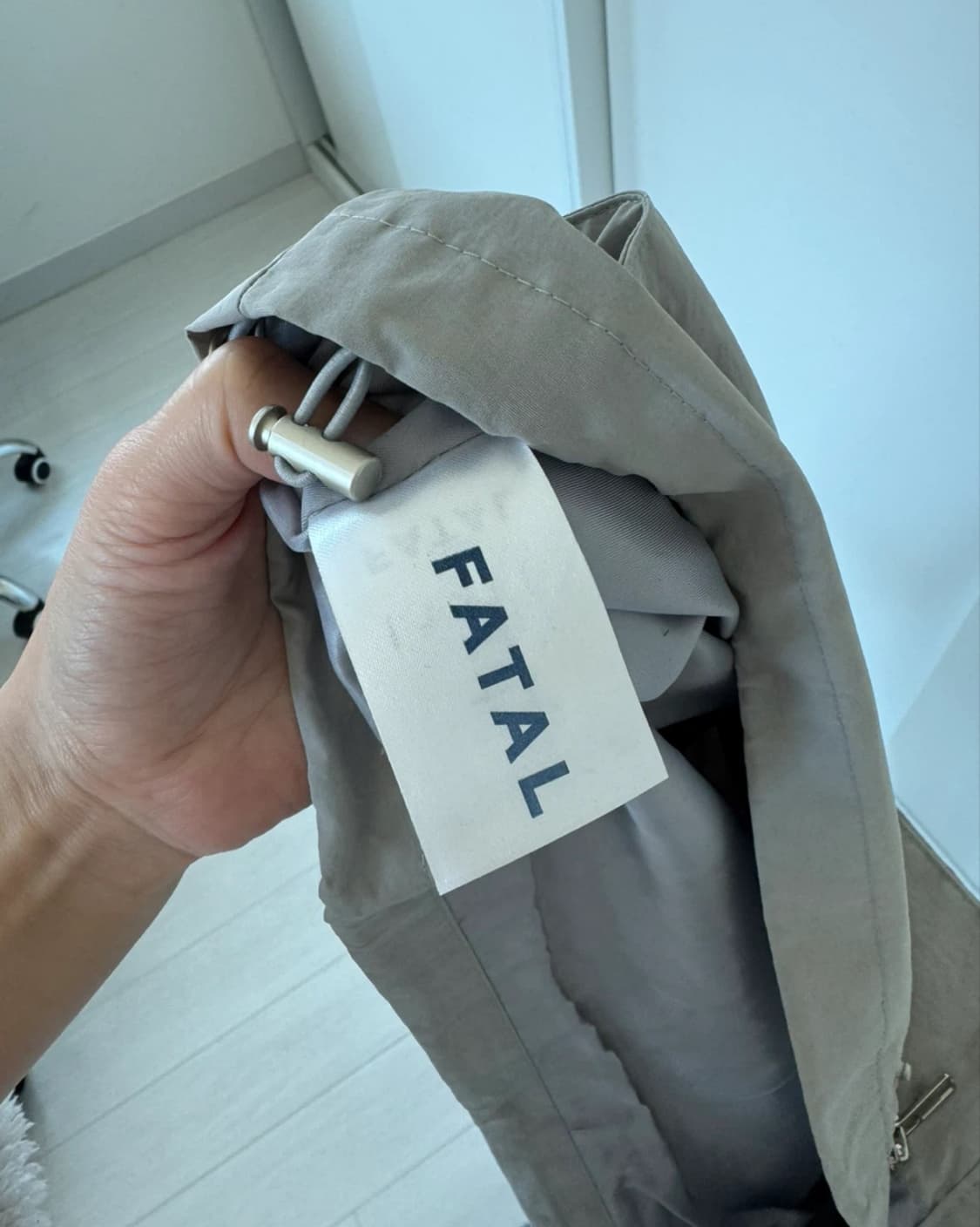 남여공용 오버핏 야상 간절기 바람막이 자켓 (방금받은 새거) 상품이미지6