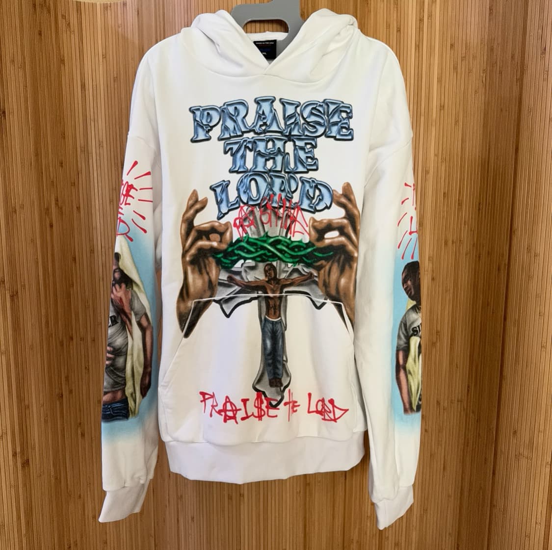 에이셉라키 praise the lord 머천다이즈 후드 상품이미지1