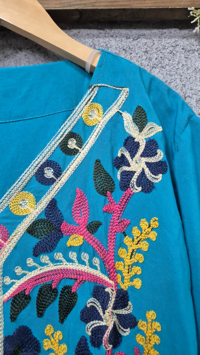 멕시칸 자수원피스 아오이유우 하구미룩 모리룩 모리걸 상품이미지4