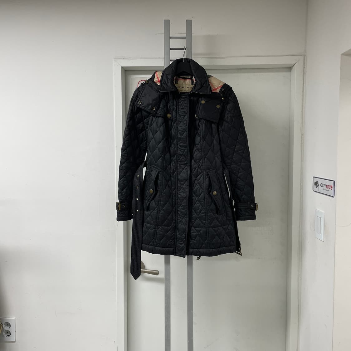 버버리 퀄팅 코트 블랙 XS(W) 상품이미지1